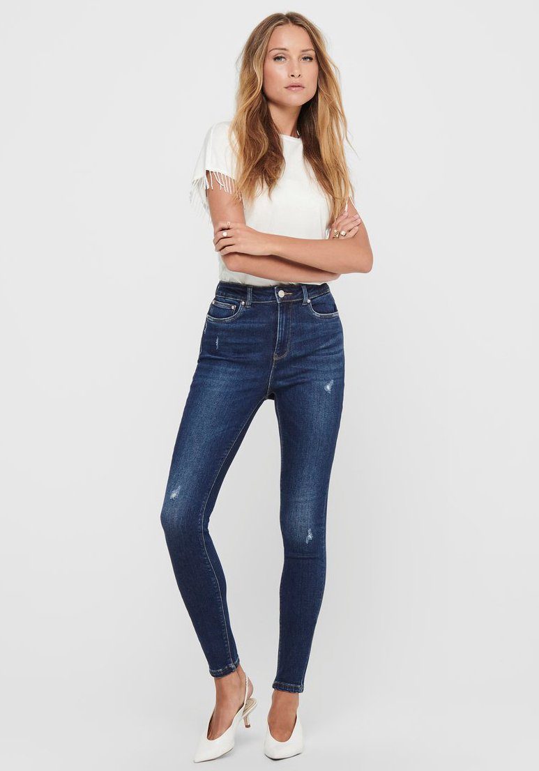 ONLY High-waist-Jeans ONLMILA HW SK ANK BJ374 NOOS