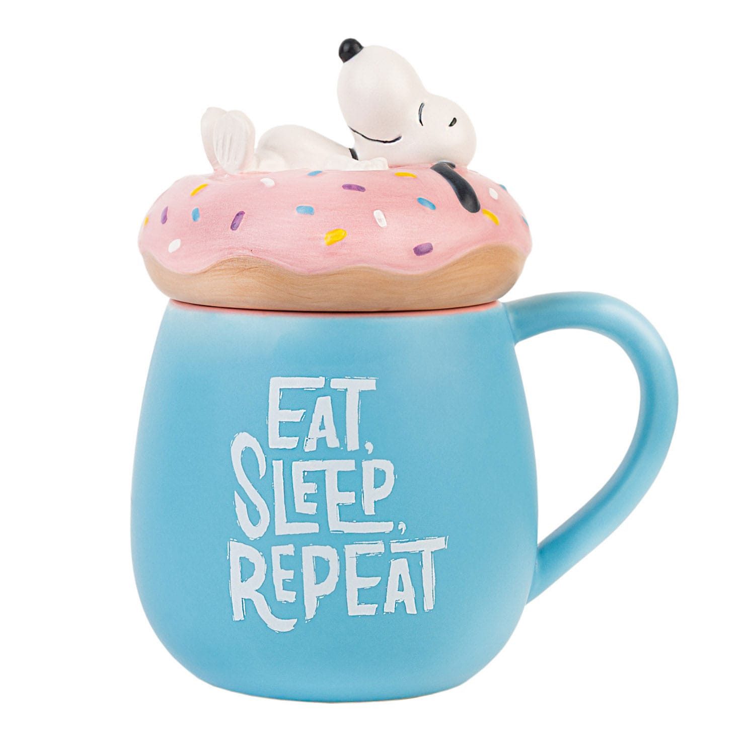 Grupo Erik Tasse Peanuts 3D Tasse Snoopy Donut, 1-tlg., Qualitativ hochwertige Tasse - Offiziell lizenziert