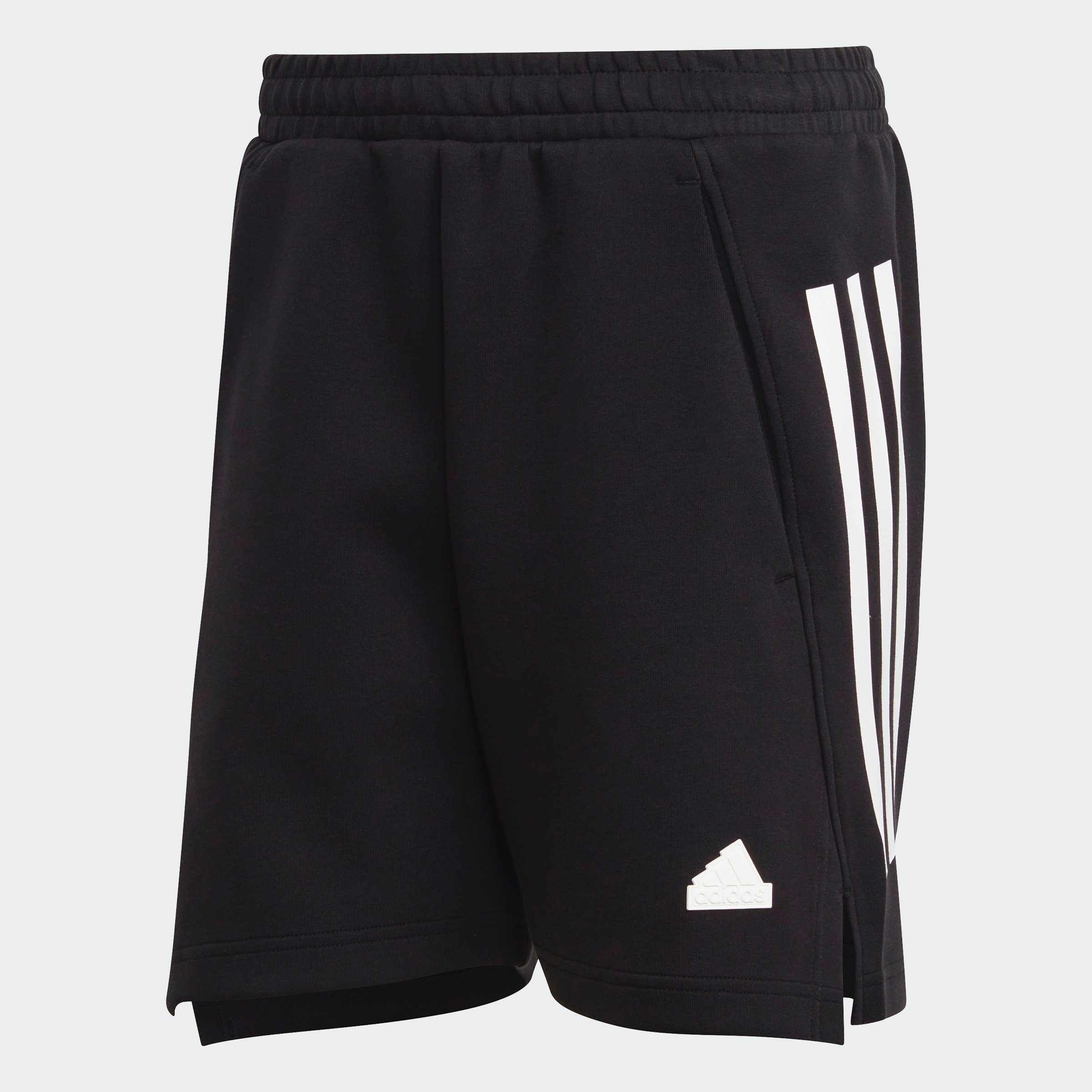 Black (1-tlg) 3-STREIFEN adidas Sportswear Shorts FUTURE ICONS