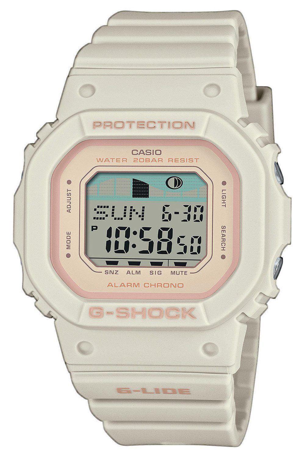 CASIO G-SHOCK Chronograph GLX-S5600-7ER, Wasserdicht bis 20 bar