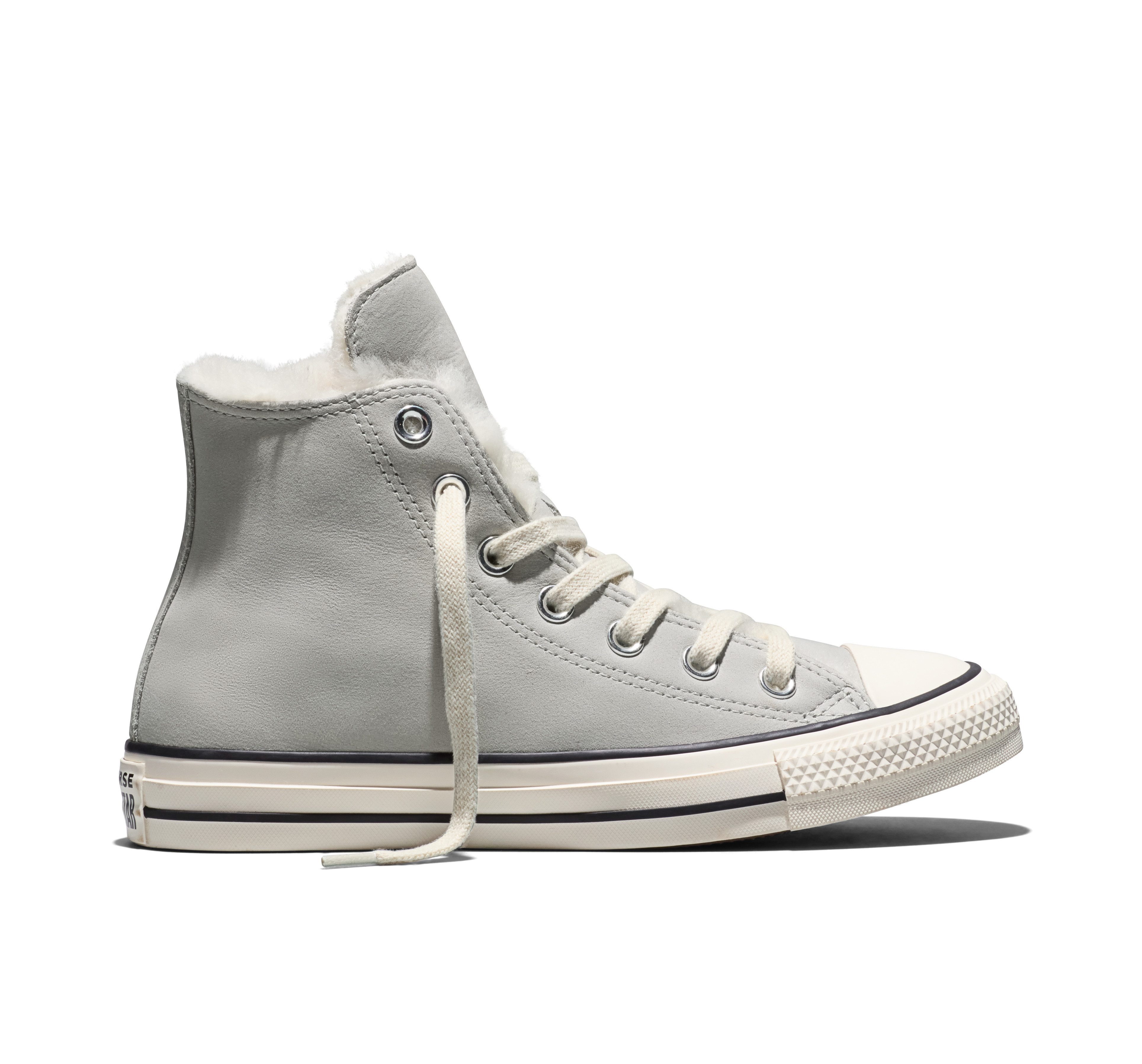 Converse Chuck Taylor All Star Sneaker Nubuk Leder, gefüttert – Bild 3 von 5