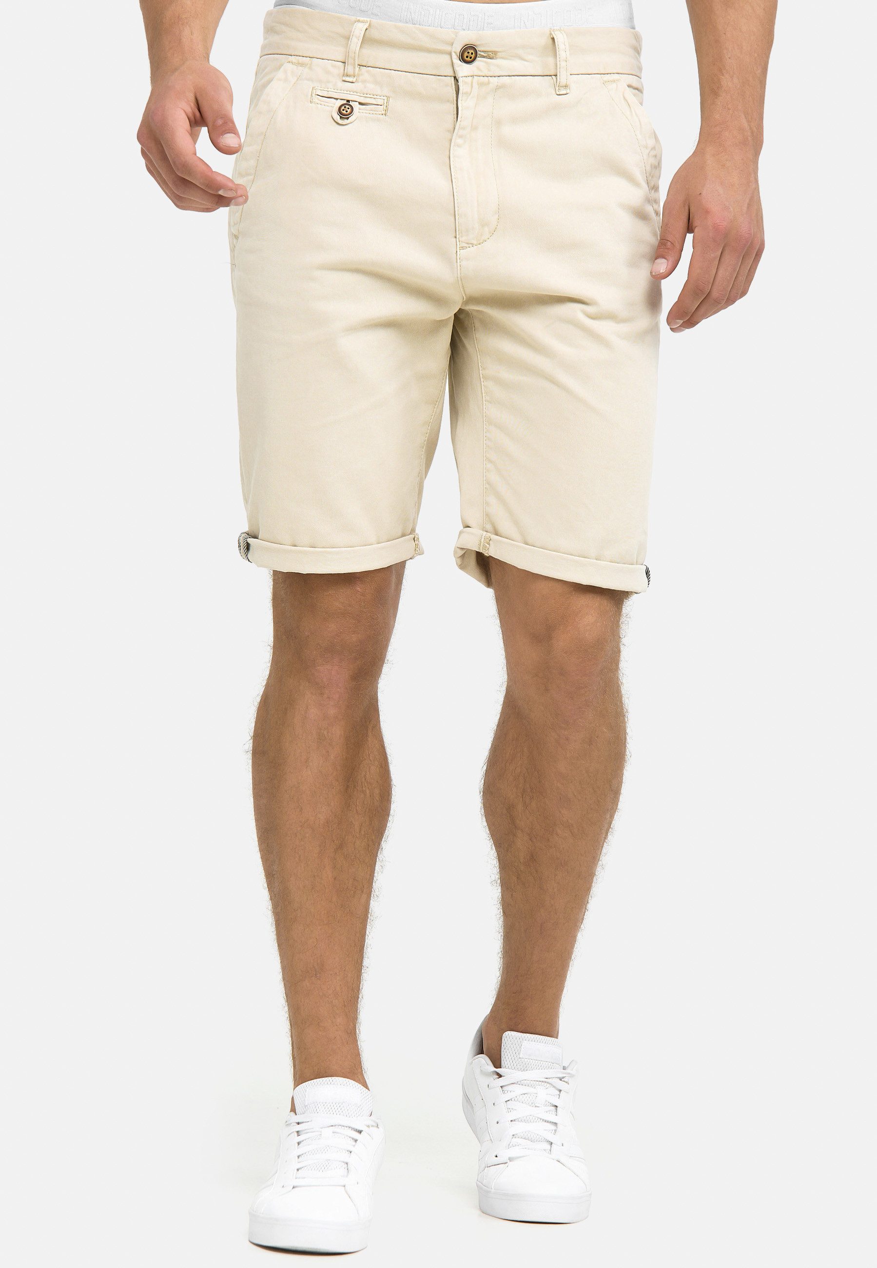 Indicode Chinoshorts Cuba aus Baumwollgemisch günstig online kaufen