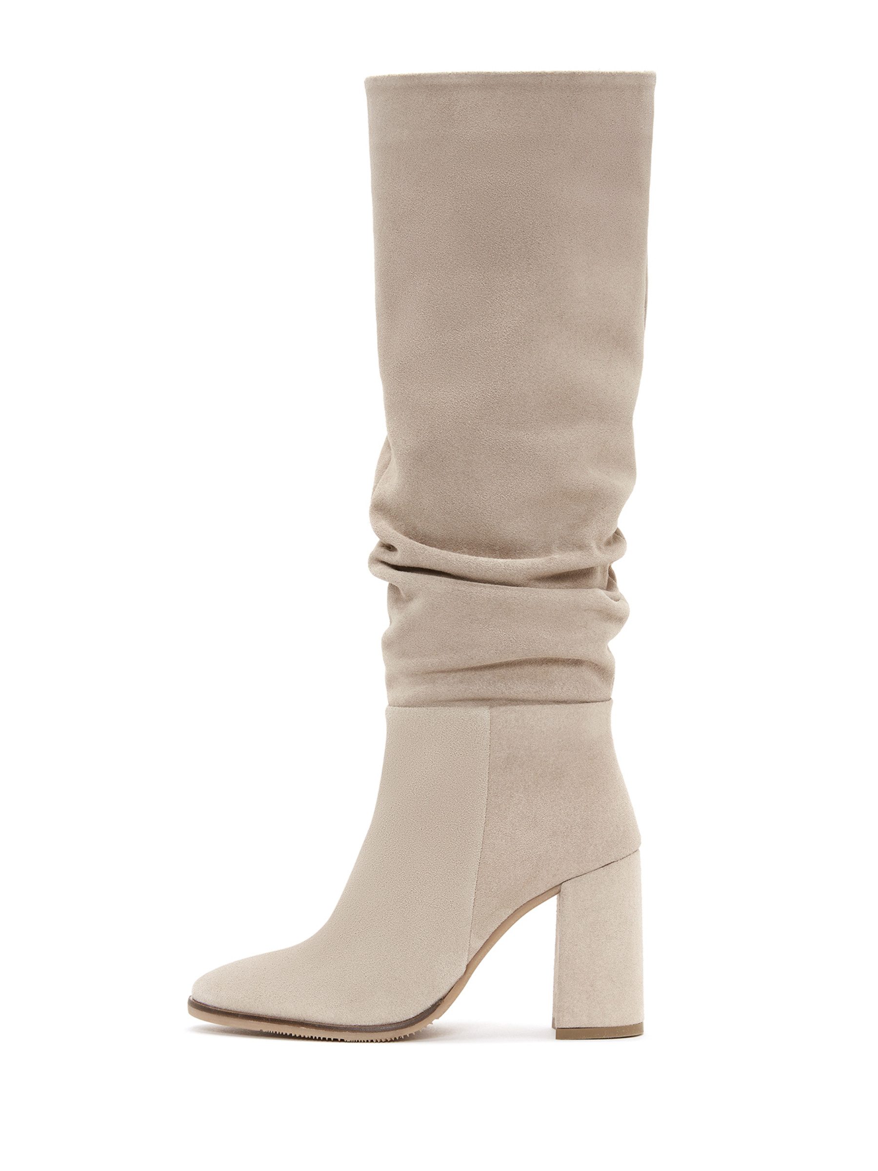 Derimod Absatzstiefel aus Veloursleder Bootsschuh