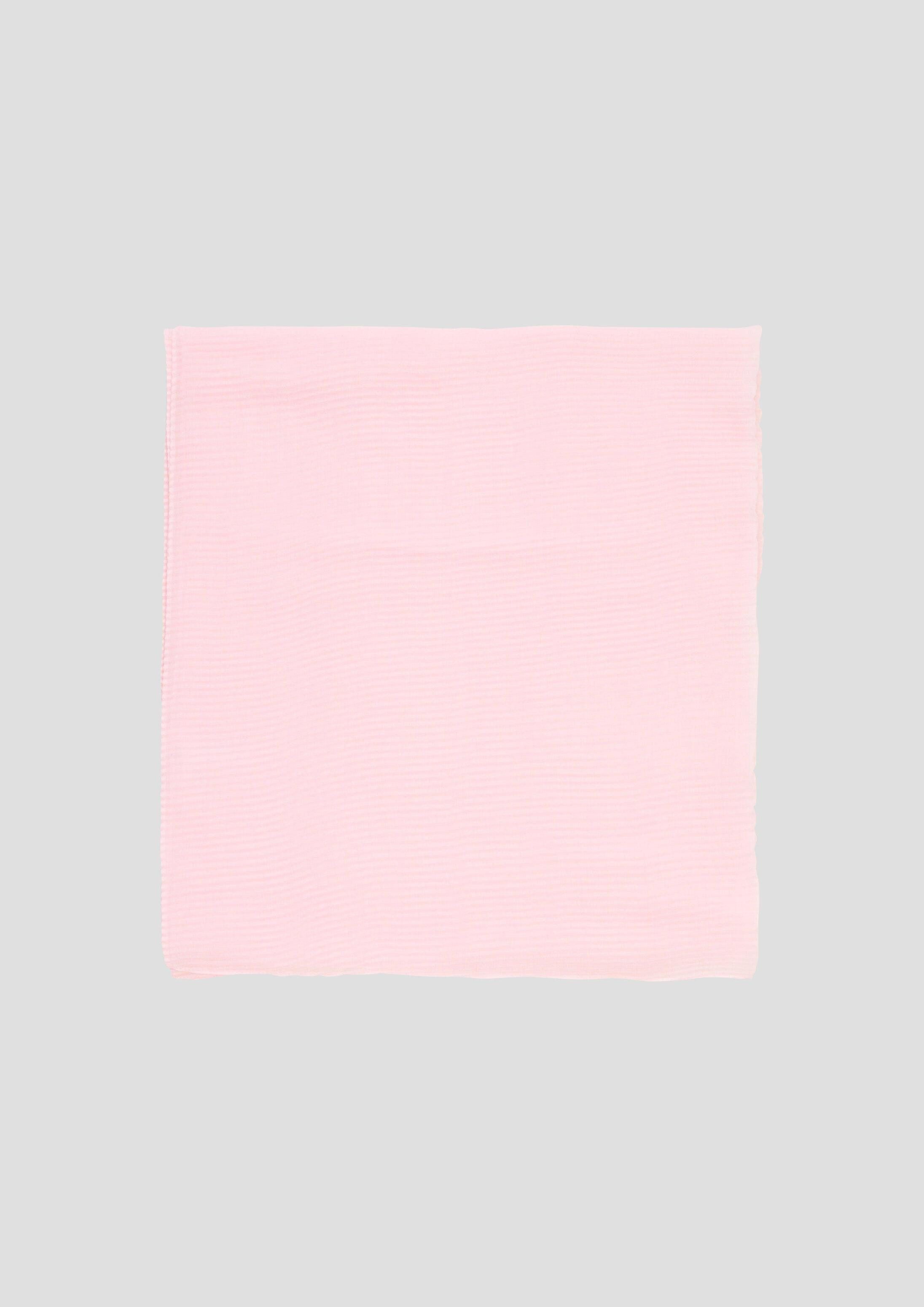s.Oliver Schal Tuch, Schal mit Plissée-Struktur