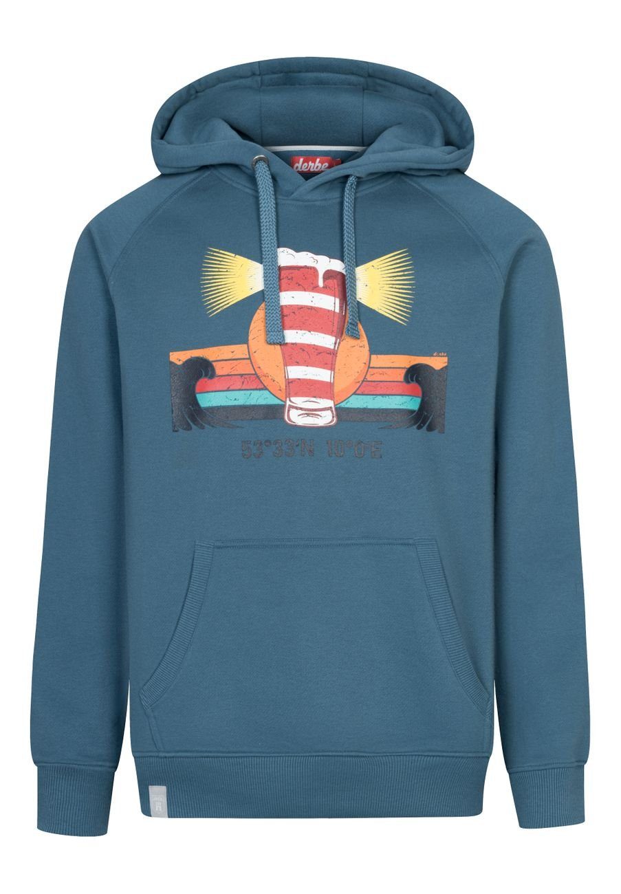Derbe Kapuzensweatshirt Leuchtbier Herren Kapuzenpullover (1-tlg)