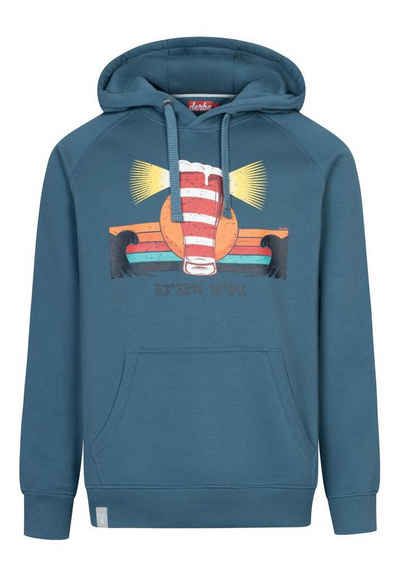 Derbe Kapuzensweatshirt Leuchtbier Herren Kapuzenpullover (1-tlg)