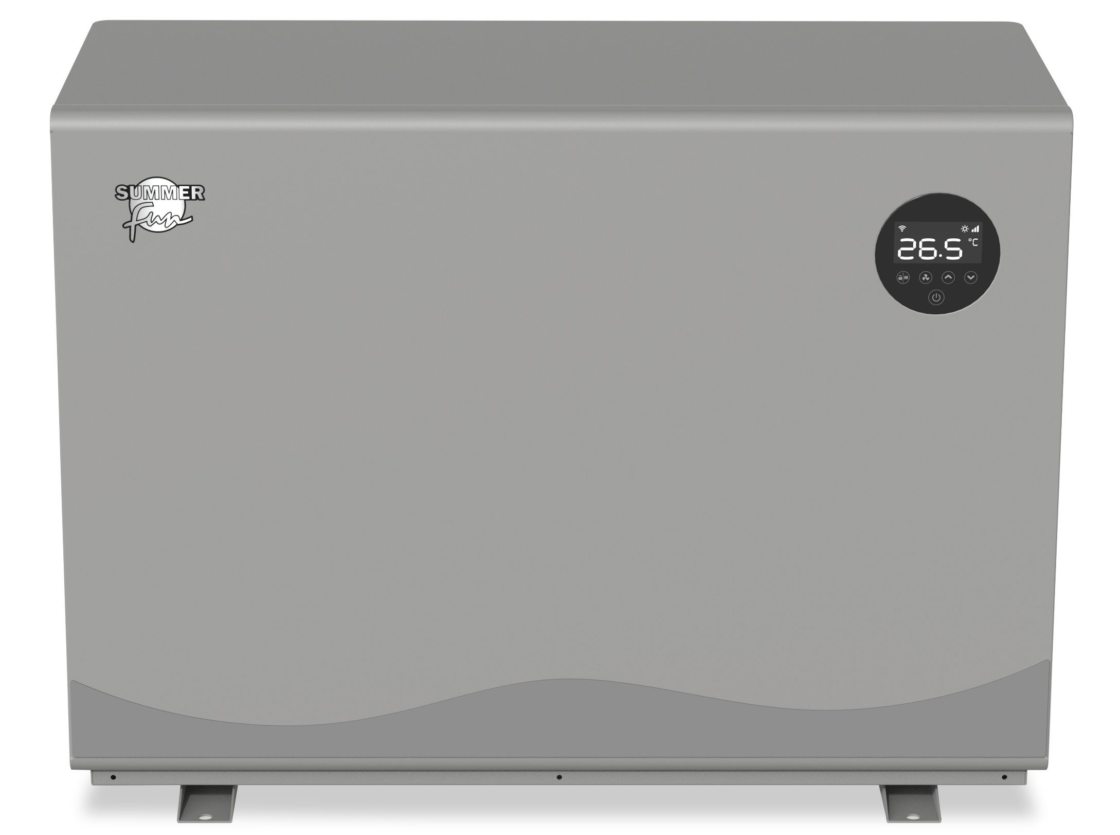 SUMMER FUN Pool-Wärmepumpe Inverter Pool Wärmepumpe Style & Silence 11 kW (Komplett-Set, 1 tlg), Heizen und kühlen