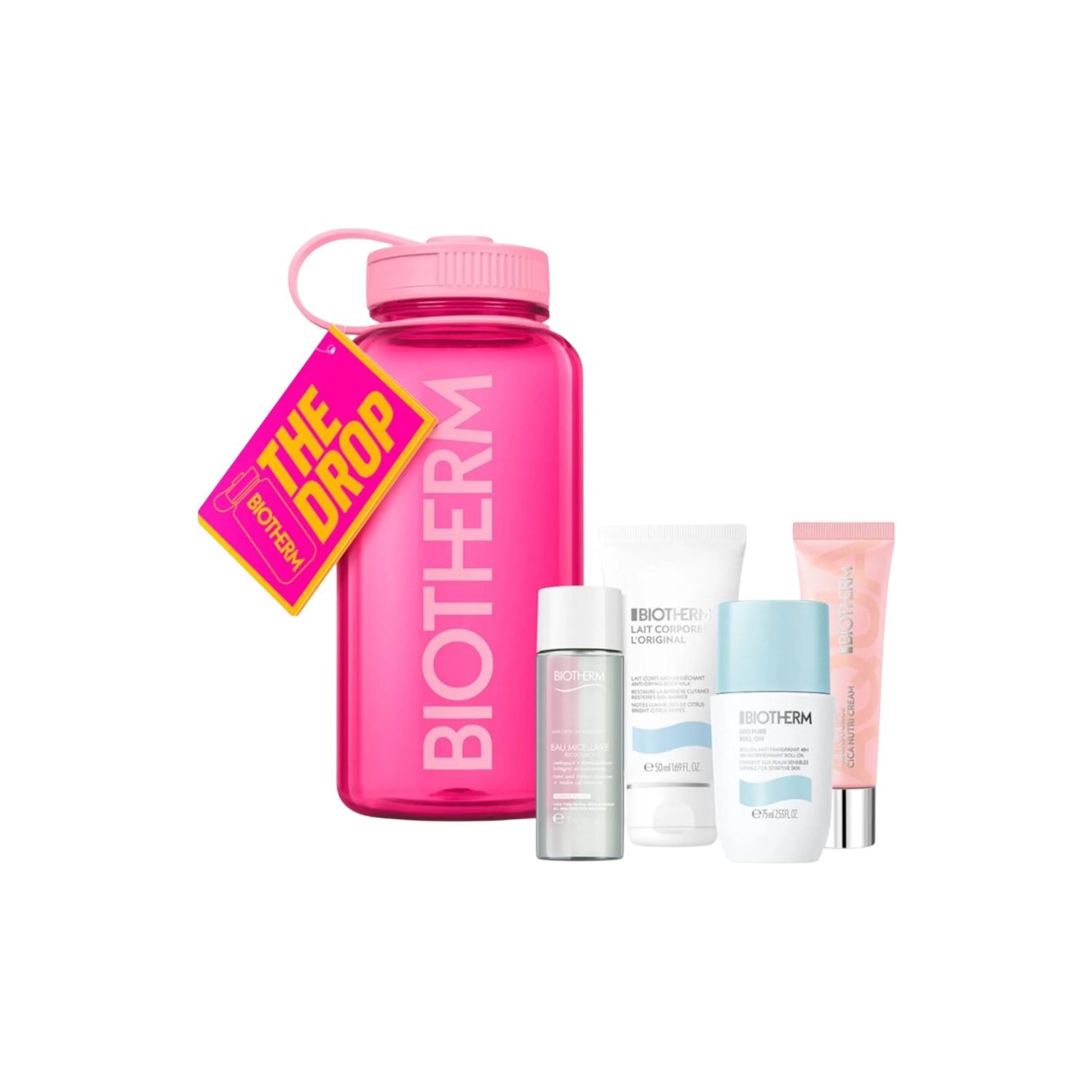 BIOTHERM Gesichtspflege-Set BIOTHERM Aquasource Aqua Drop-Set Pink, 5-tlg.