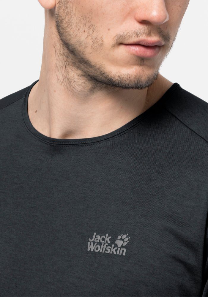 PACK Jack schwarz GO M & T Wolfskin T-Shirt
