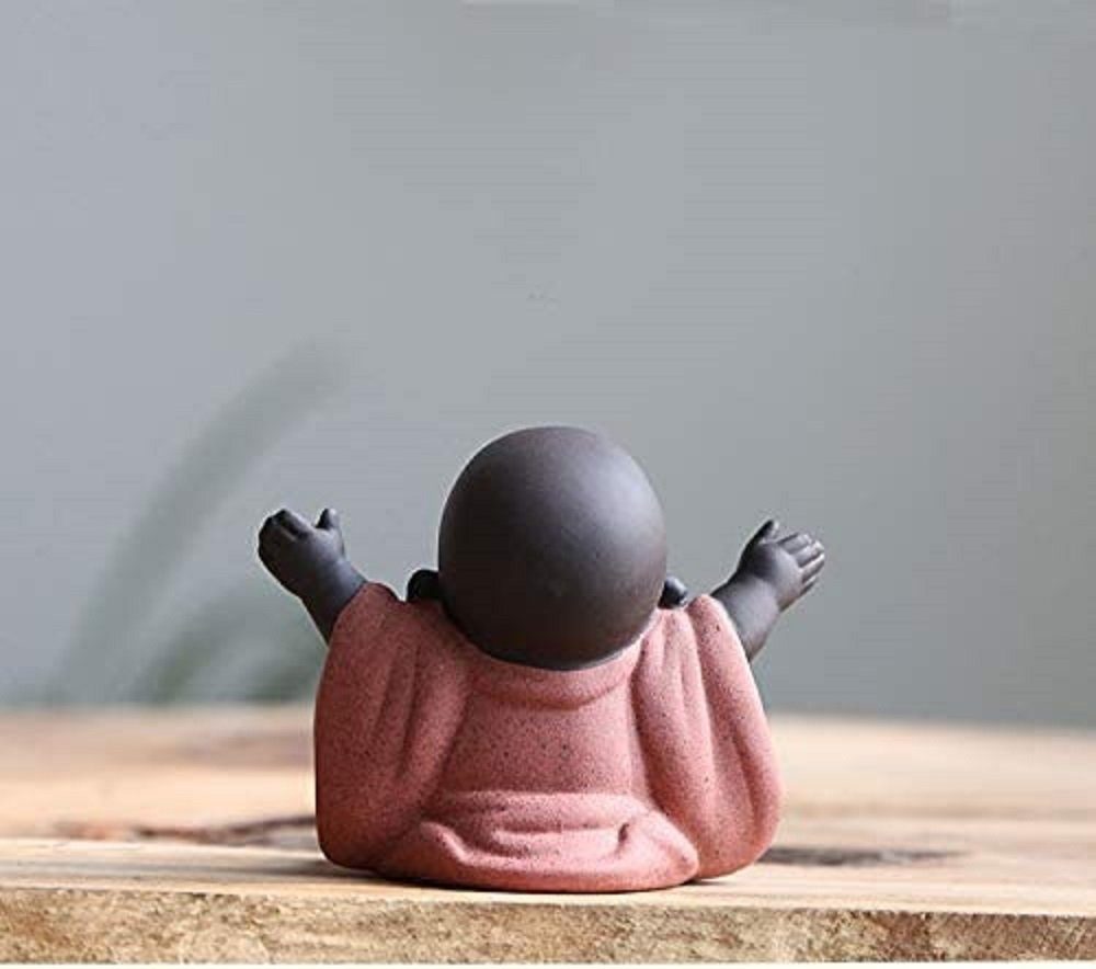zggzerg Buddhafigur Keramik-Figur, Kleiner Buddhafigur Buddha, süßer