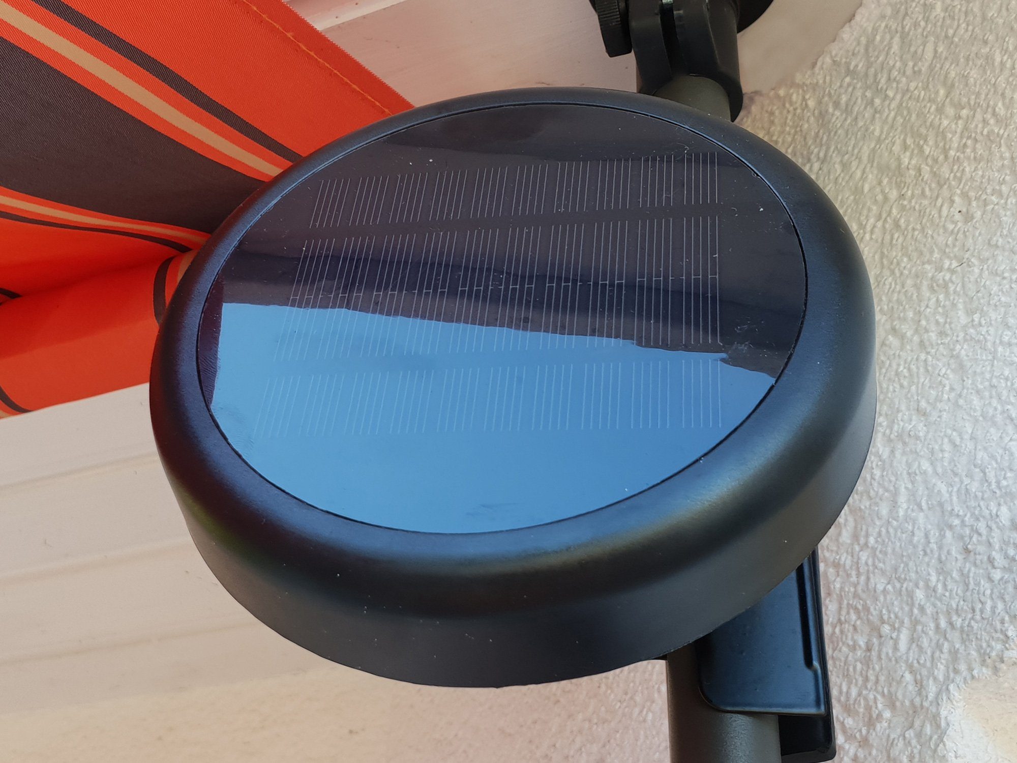 Swing&Harmonie Klemmmarkise LED - Balkonmarkise mit Kurbel Sonnenschutz Markise Terrasse Balkon 200/250/300/350 cm – Bild 4 von 5