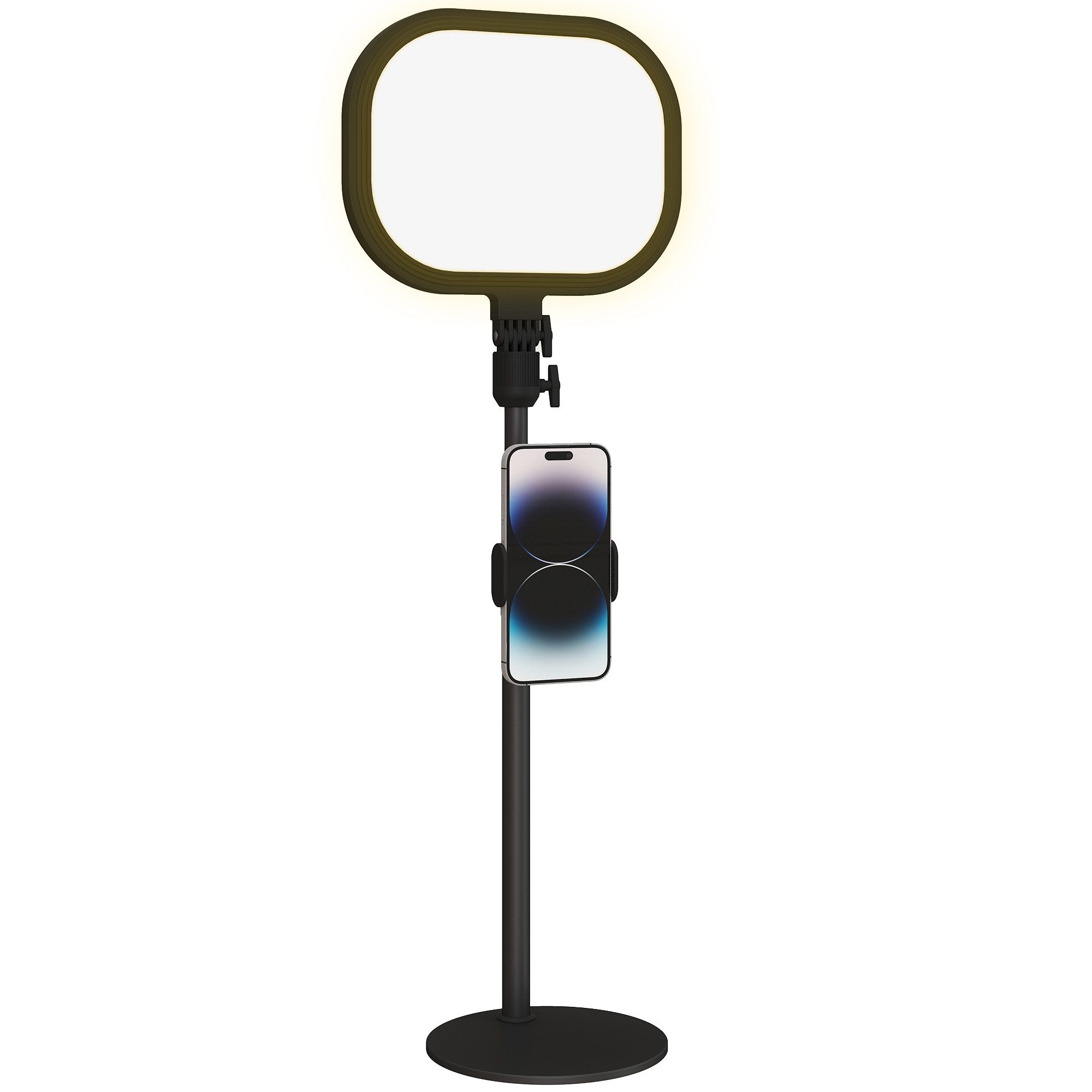 HOMCOM Tischleuchte dimmbare LED-Schreibtischlampemit Telefonhalterung, 5 günstig online kaufen