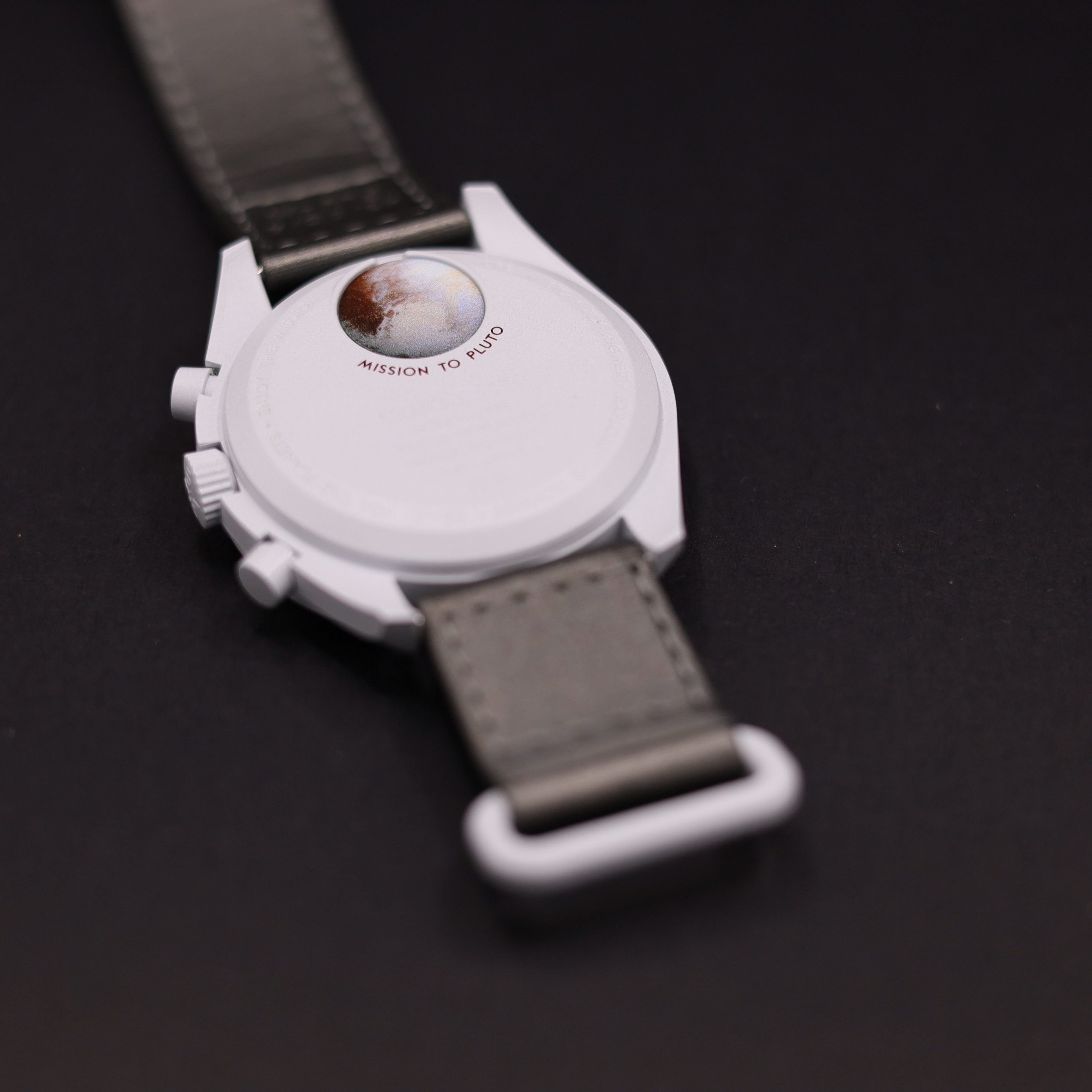 Swatch Chronograph Omega Swatch Bioceramic Moonswatch Mission To Pluto