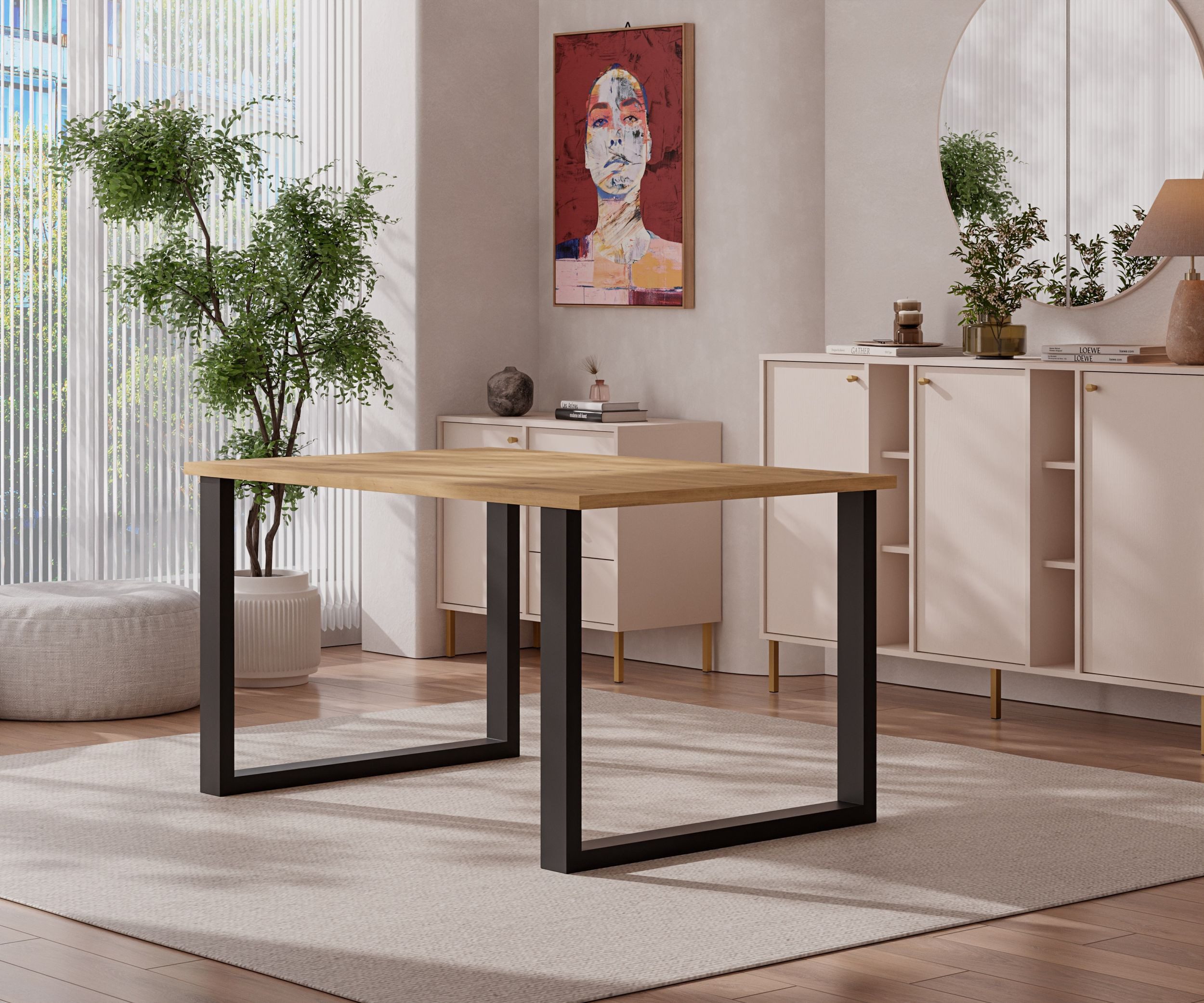 Küchen-Preisbombe Esstisch Imperial Tisch 138x90 cm Wohnzimmer Esszimmer Büro Schreibtisch