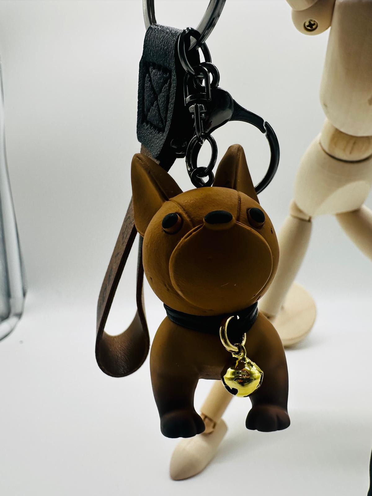 soma Schlüsselanhänger Schlüsselanhänger 6cm Anhänger Geschenk Französische Bulldogge Lala, Schlüsselanhänger Haustierschlüsselanhänger Geschenk Hund Frau Herren