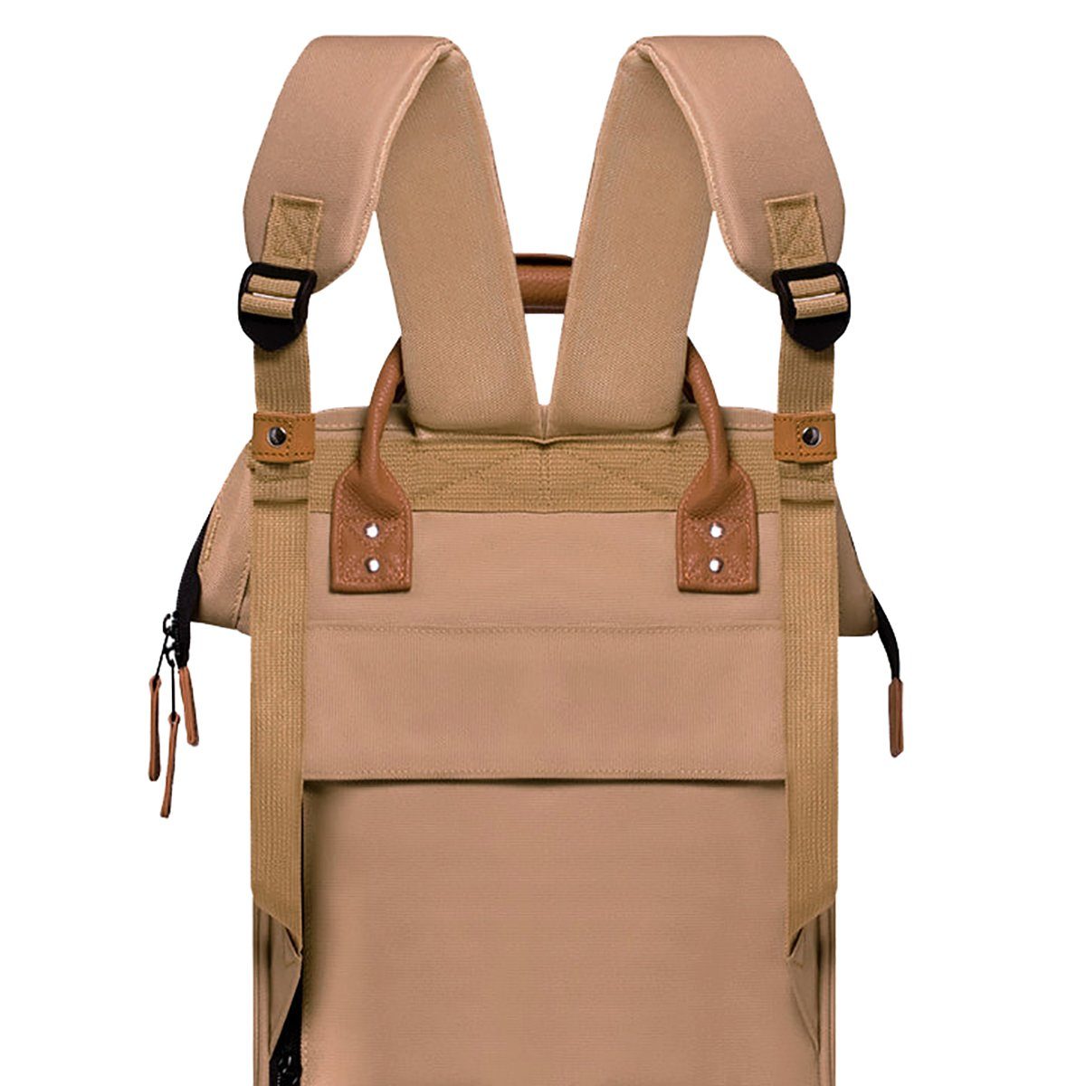 CABAIA Rucksack Adventurer Medium Kuala Lumpur (Set, 3-tlg., inkl. 2 auswechselbaren Vordertaschen), Tagesrucksack mit austauschbaren Vordertaschen
