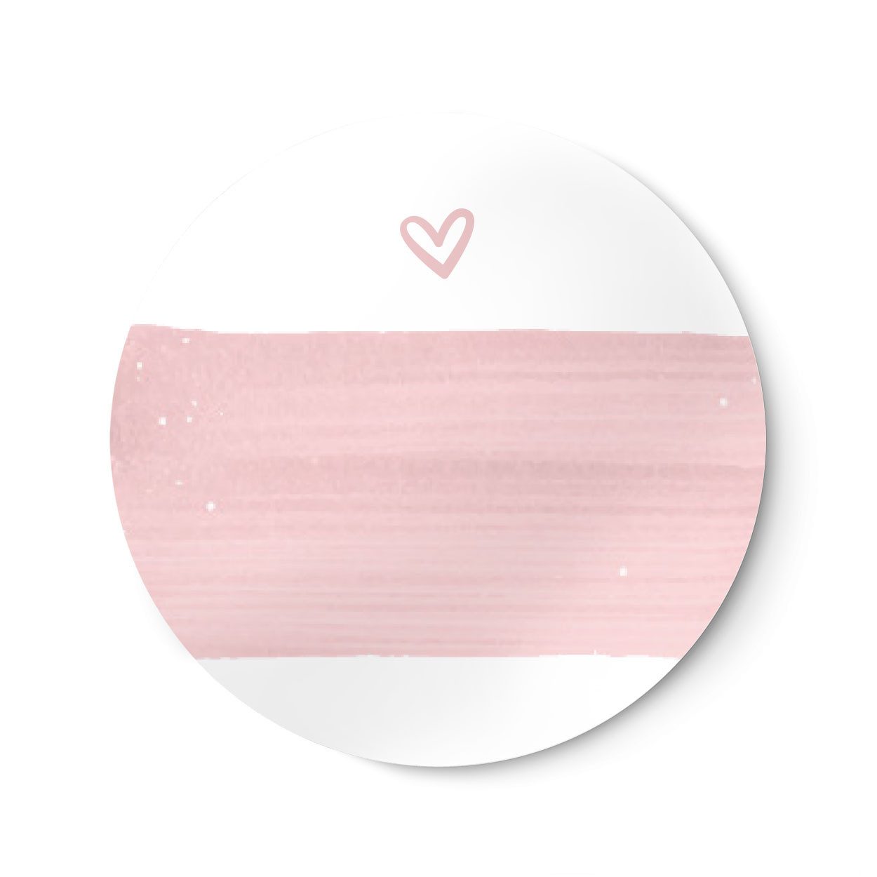 NORDEULE Aufkleber Aufkleber Blanko zur Beschriftung, Rosa, (40tlg), Beschreibbare Etiketten ideal zur Organisation Geschenke Verpackung