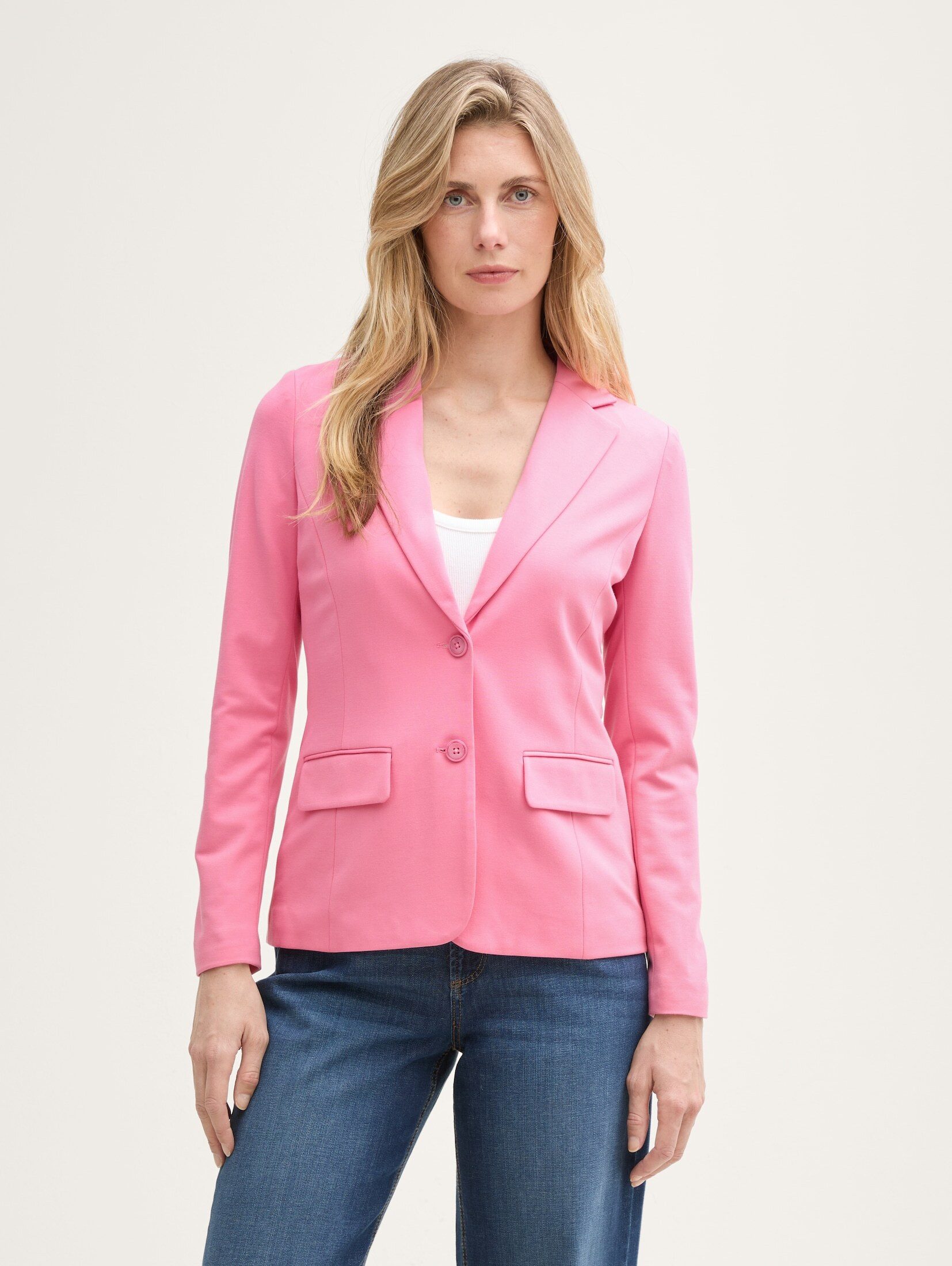 TOM TAILOR Jackenblazer Blazer Slim Fit Jersey Blazer günstig online kaufen