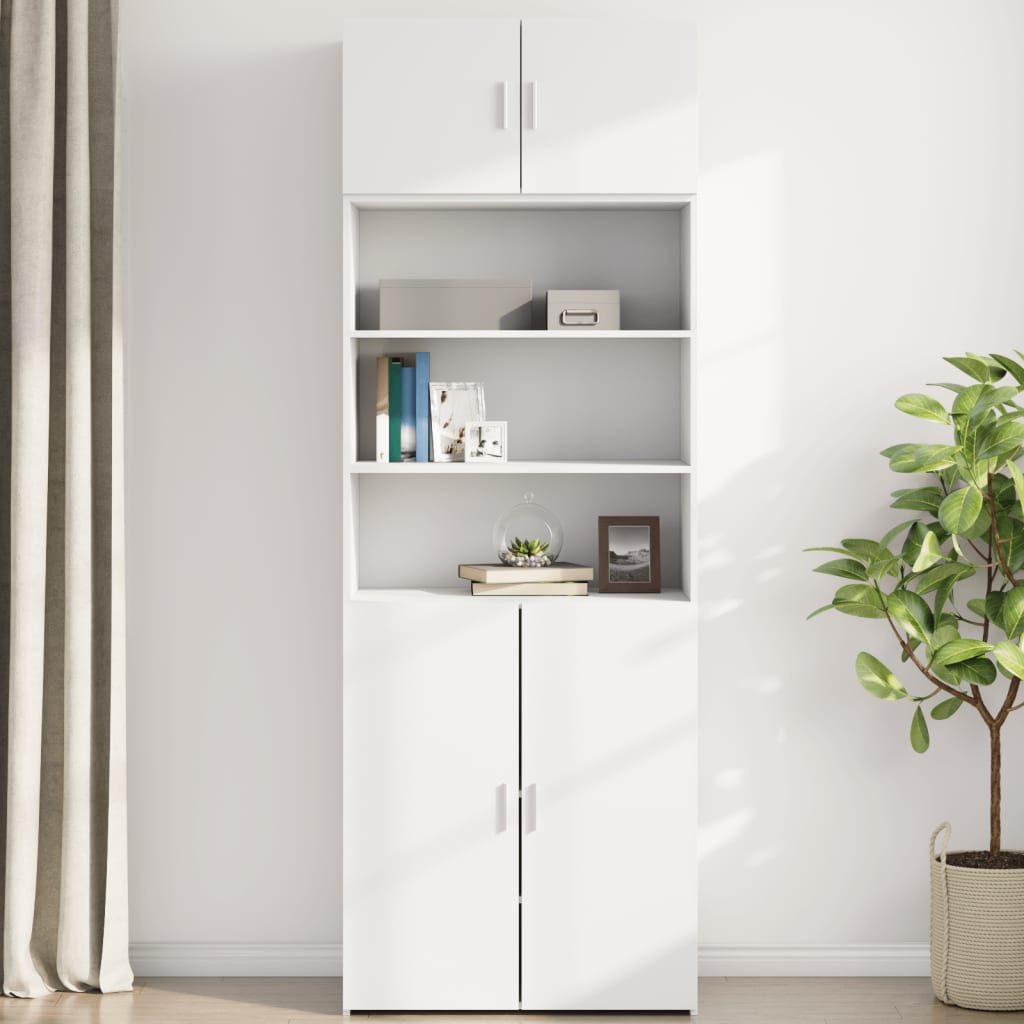 vidaXL Hängeschrank Wandschrank Weiß 80x42,5x40 cm günstig online kaufen