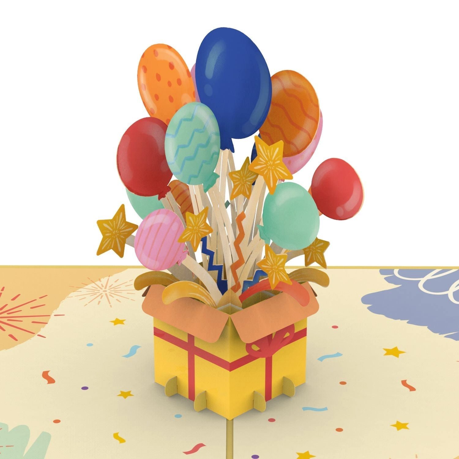 papercrush Geburtstagskarte Geschenkbox Pop-Up Karte