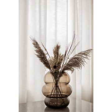 Novoform Dekovase Design Vase Soft Shape Glass Smoke (28x33cm)