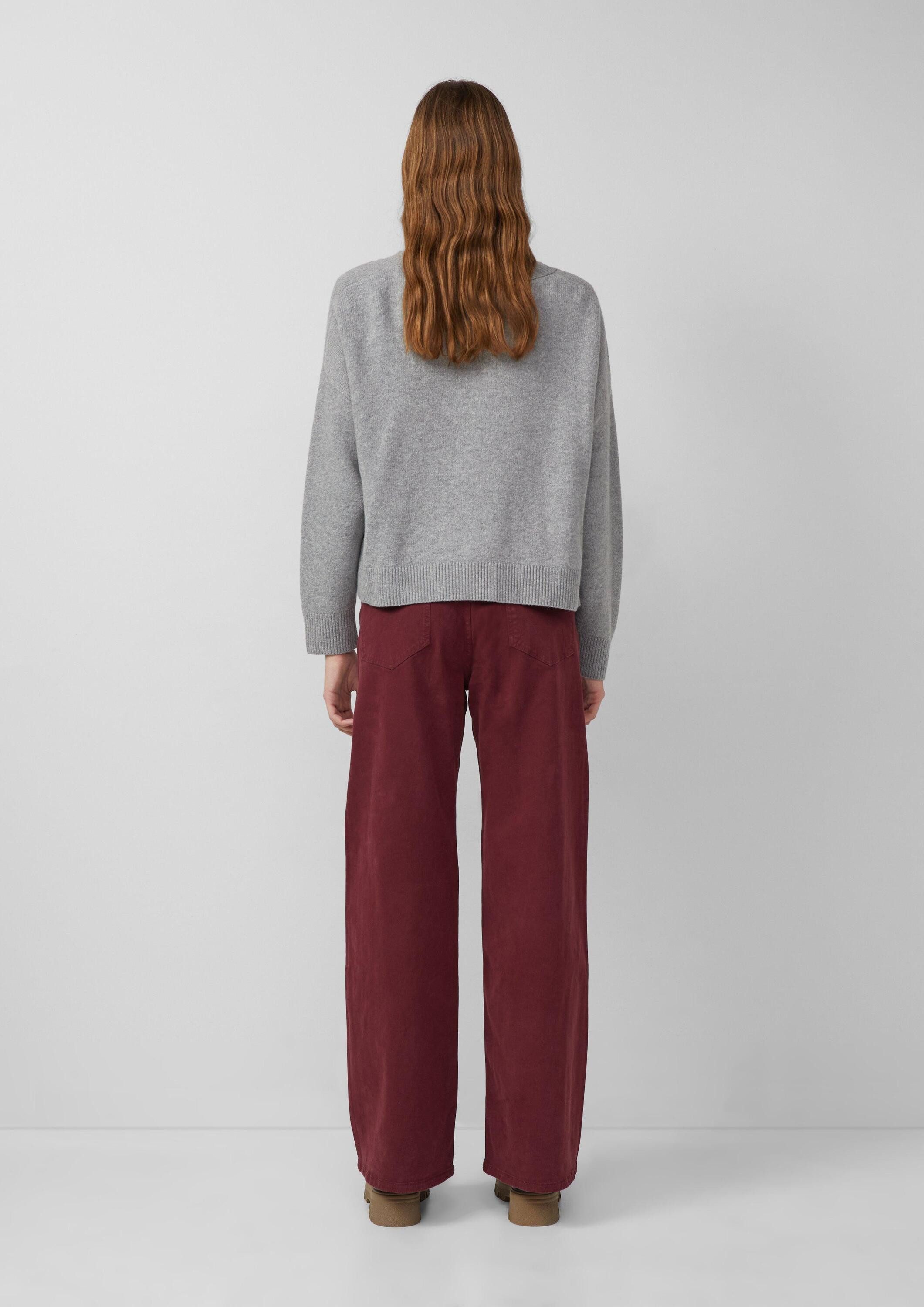 s.Oliver Weite Jeans Jeans-Hose SURI Coloured Jeans Suri / Regular Fit / High Rise / Wide Leg