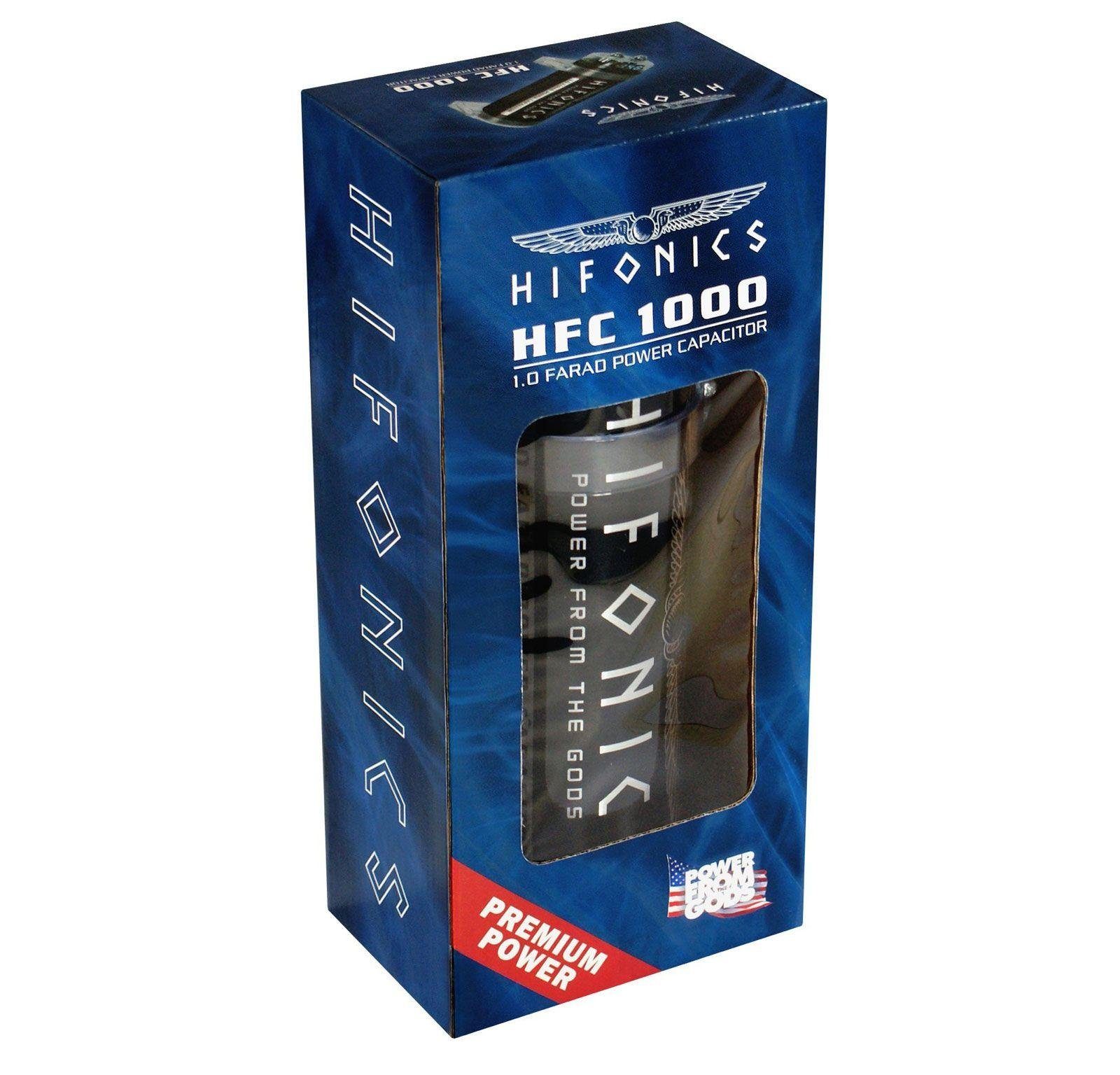 Auto-Subwoofer Farad-Pufferelko Hifonics Cap für 1 1.0 HFC1000 Farad