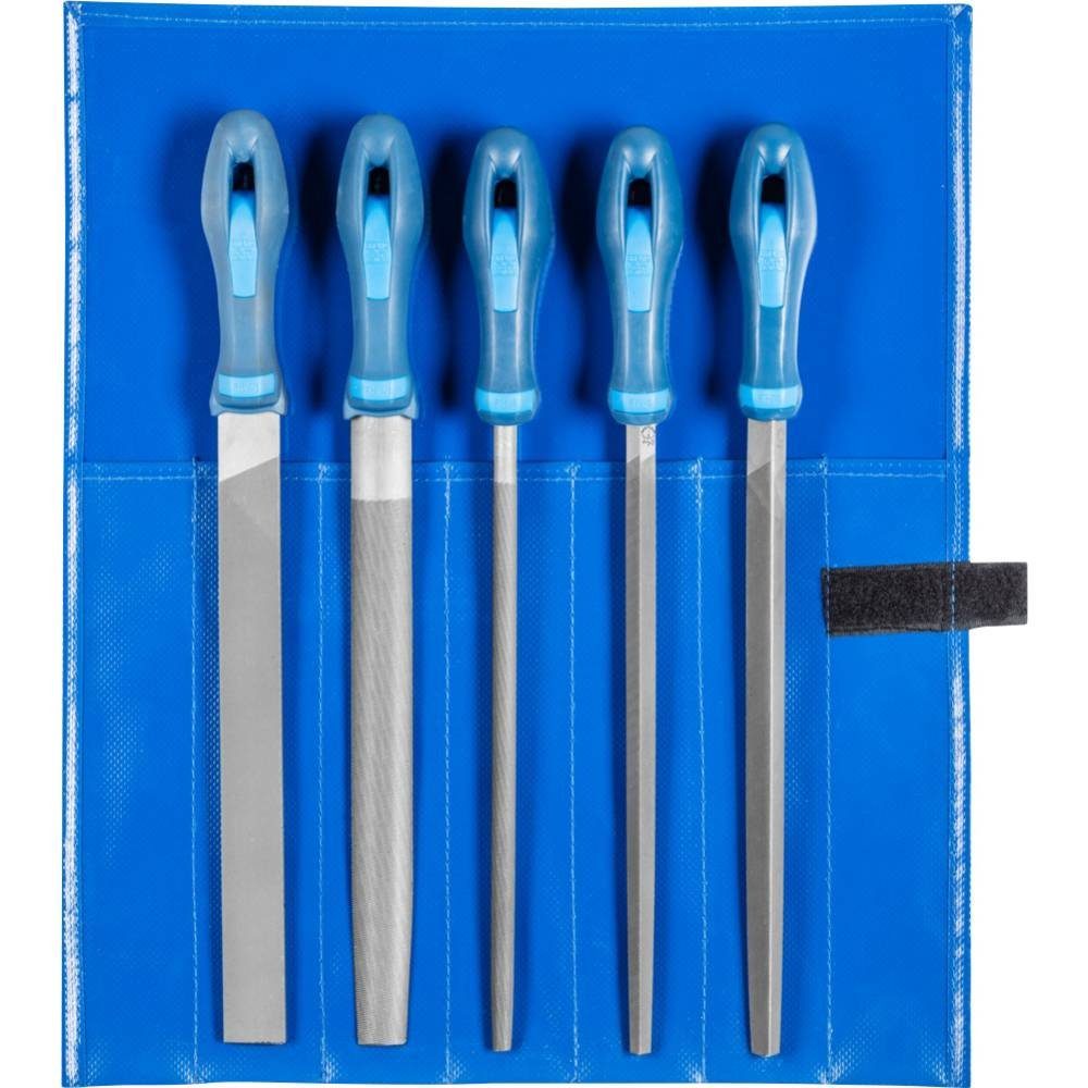Pferd Feile Werkstattfeilen-Set Hieb 1 in PVC-Rolltasche 11800541