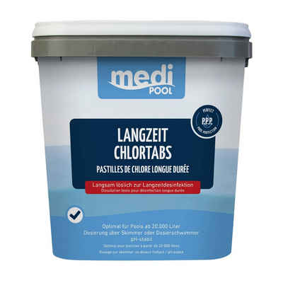 mediPOOL Poolpflege mediPool - Langzeit- Chlor Tabs 200 g 5,0 kg