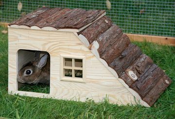 Kerbl Nagerhaus Kerbl Nagerhaus Nature mit Rampe, für Hasen / Hamster