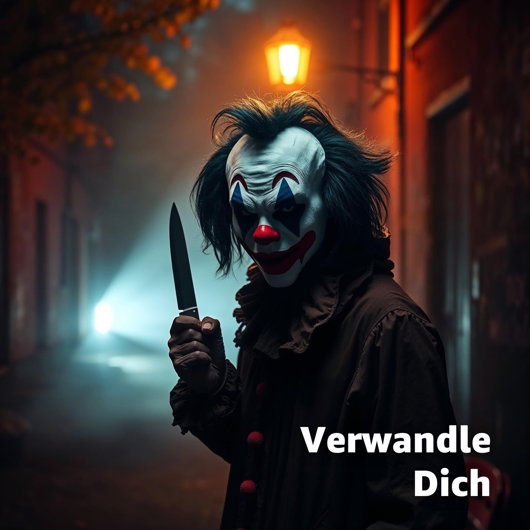 TK Gruppe Verkleidungsmaske Joker Gesichtsmaske – Kostüm Zubehör für Damen & Herren, (1-tlg)