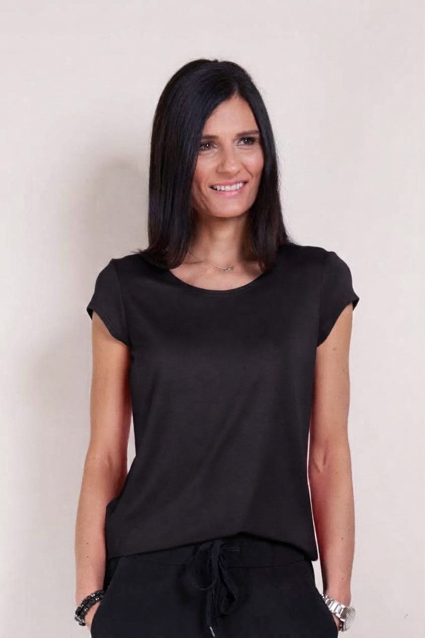 Seidel Moden T-Shirt mit Kappenärmel, MADE IN GERMANY