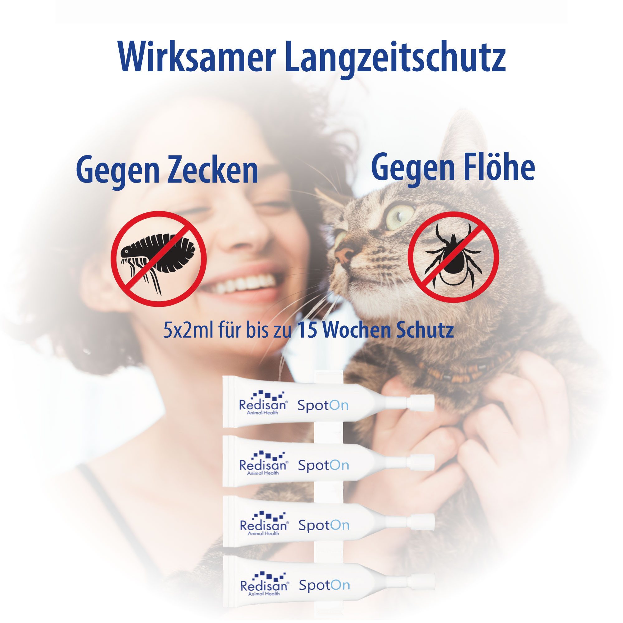Redisan Zeckenschutzmittel Redisan® Katzen Spot on Pflanzenbasiertes Zecken günstig online kaufen