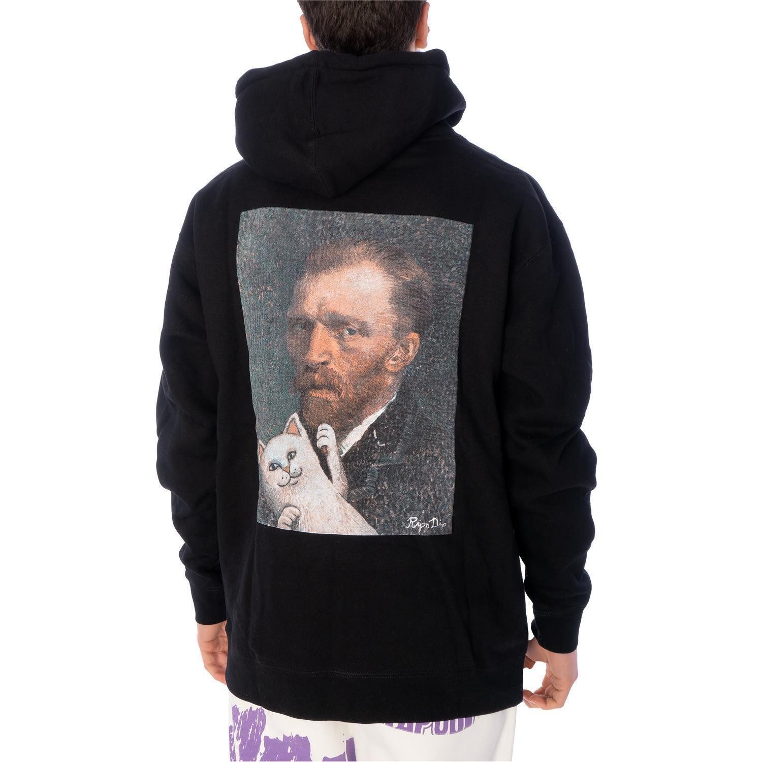 RIPNDIP Hoodie Hoodie Ripndip Van Nermal (1-tlg) Design Anlehnung an Vincent van Gogh