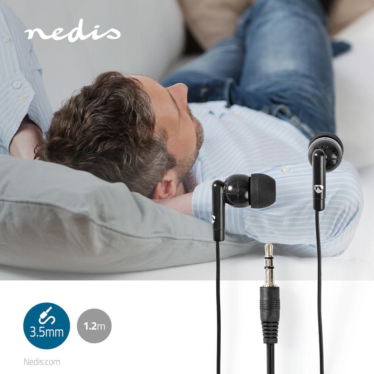 Nedis HPWD1000BK In-Ear-Kopfhörer