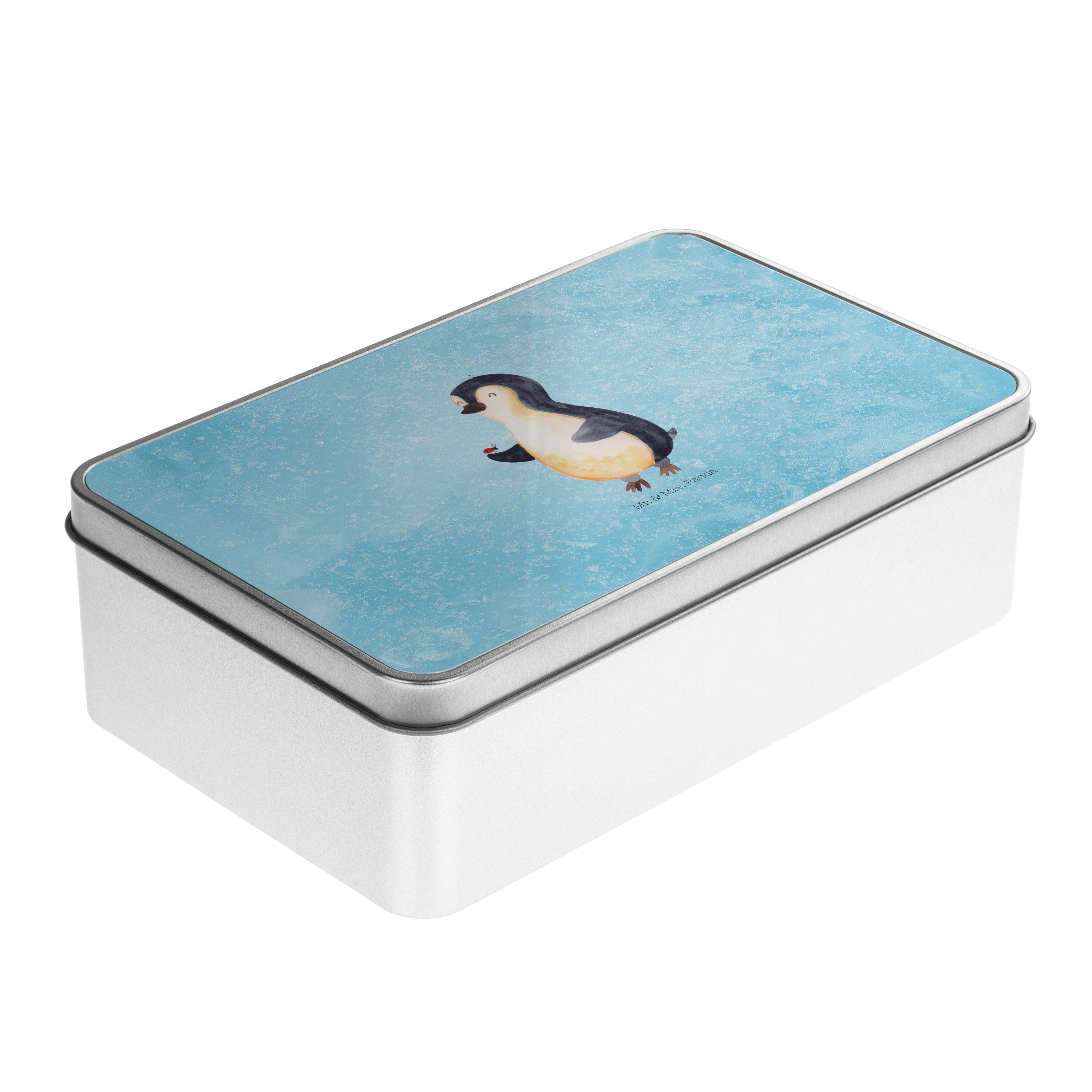 Pinguin Mrs. Marienkäfer Versperbox Glück, Mr. (1 Dose Panda - Eisblau St) - Pinguine, Geschenk, &