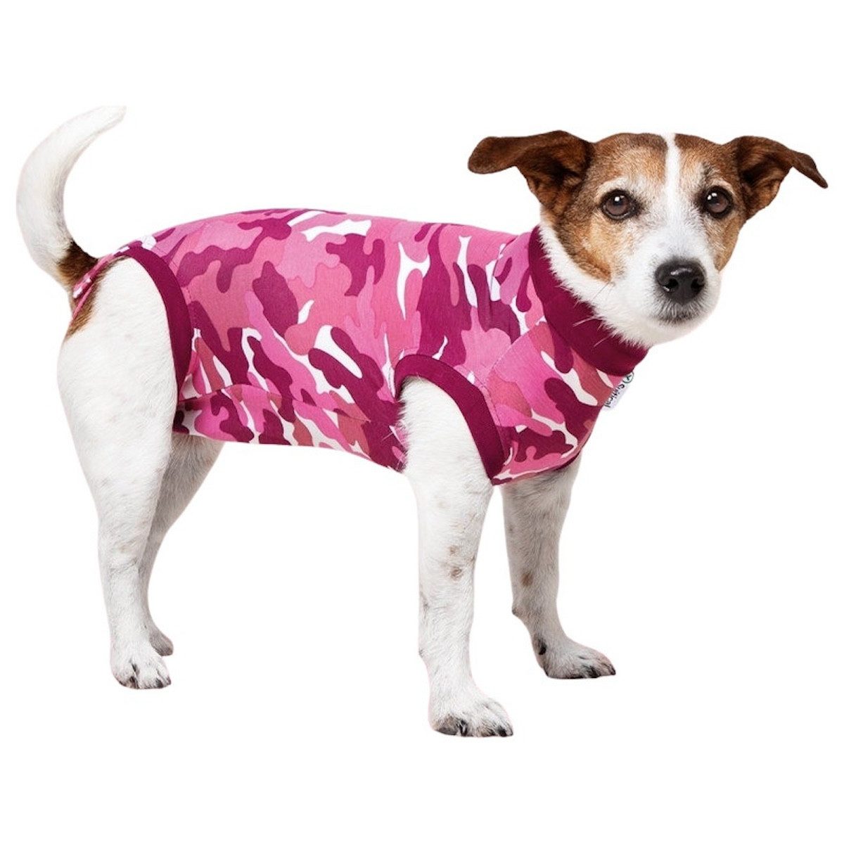 Suitical OP-Body Recovery Suit® Dog pink camouflage