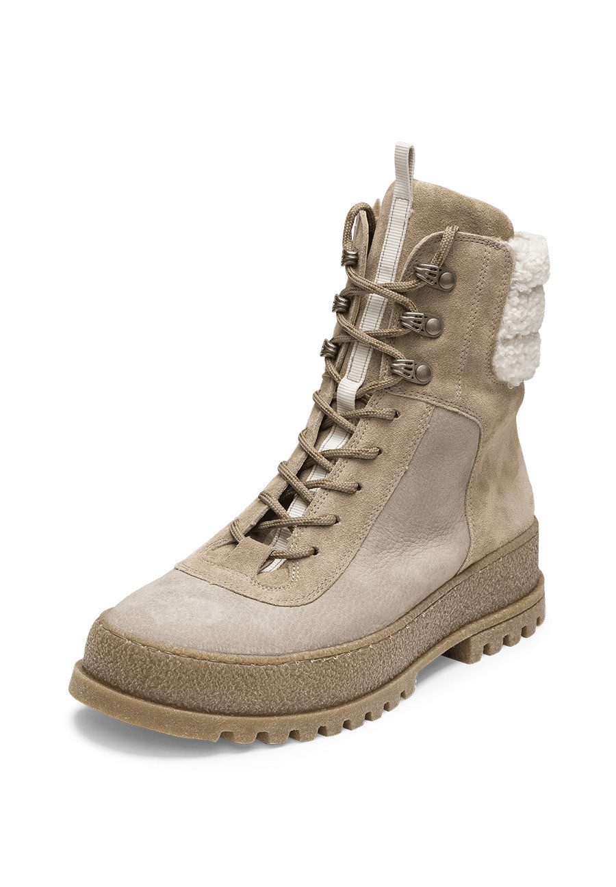 Damenschuhe Stiefelette Veloursleder Stiefelette