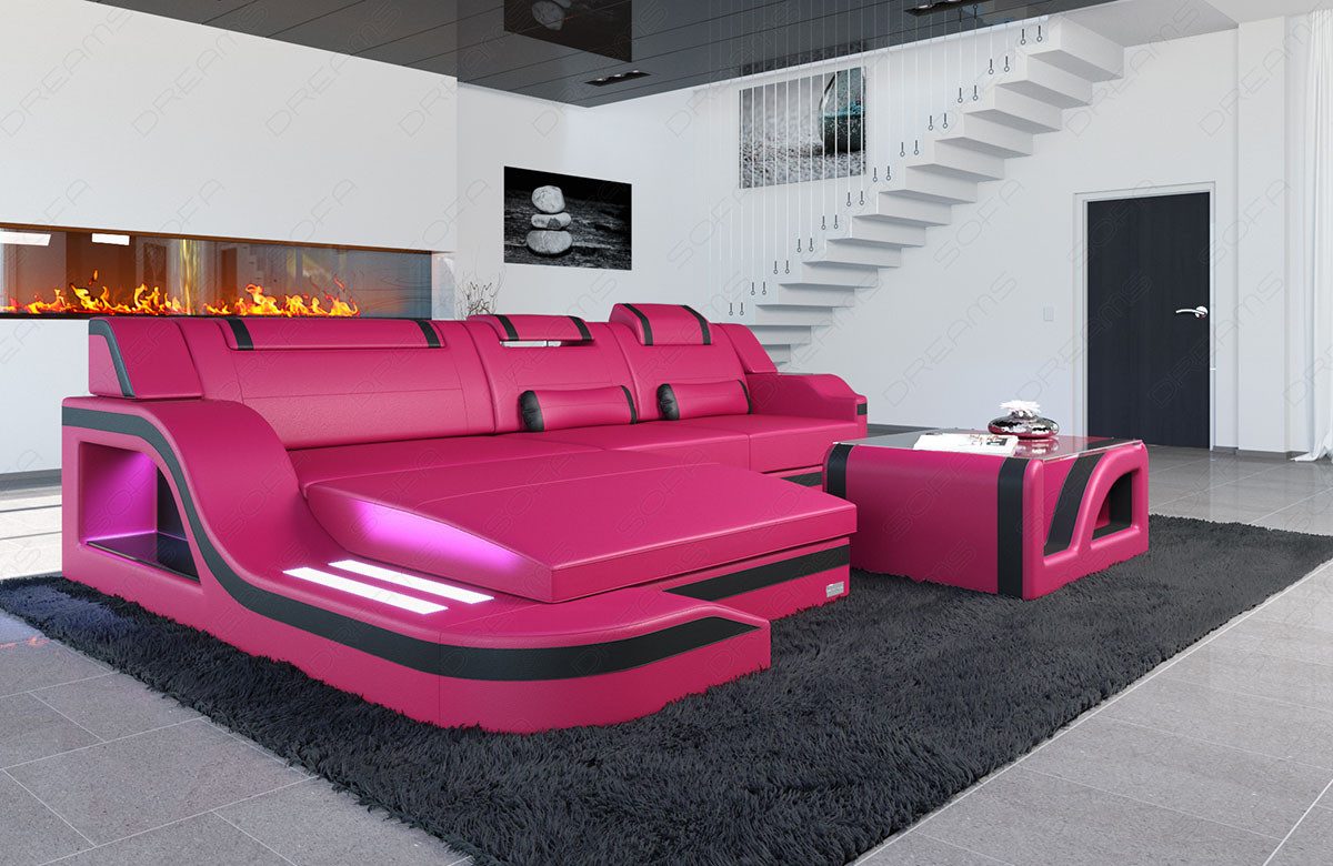 Sofa Dreams Ecksofa Ledersofa Palermo L günstig online kaufen