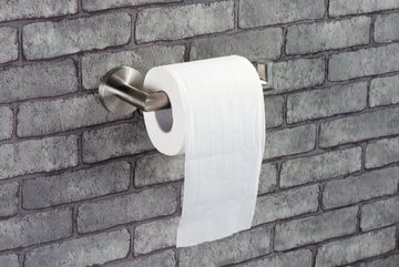 Ambrosya Toilettenpapierhalter Toilettenpapierhalter zum Bohren - Klopapierhalter WC Rollenhalter (Packung), einfache Selbstmontage