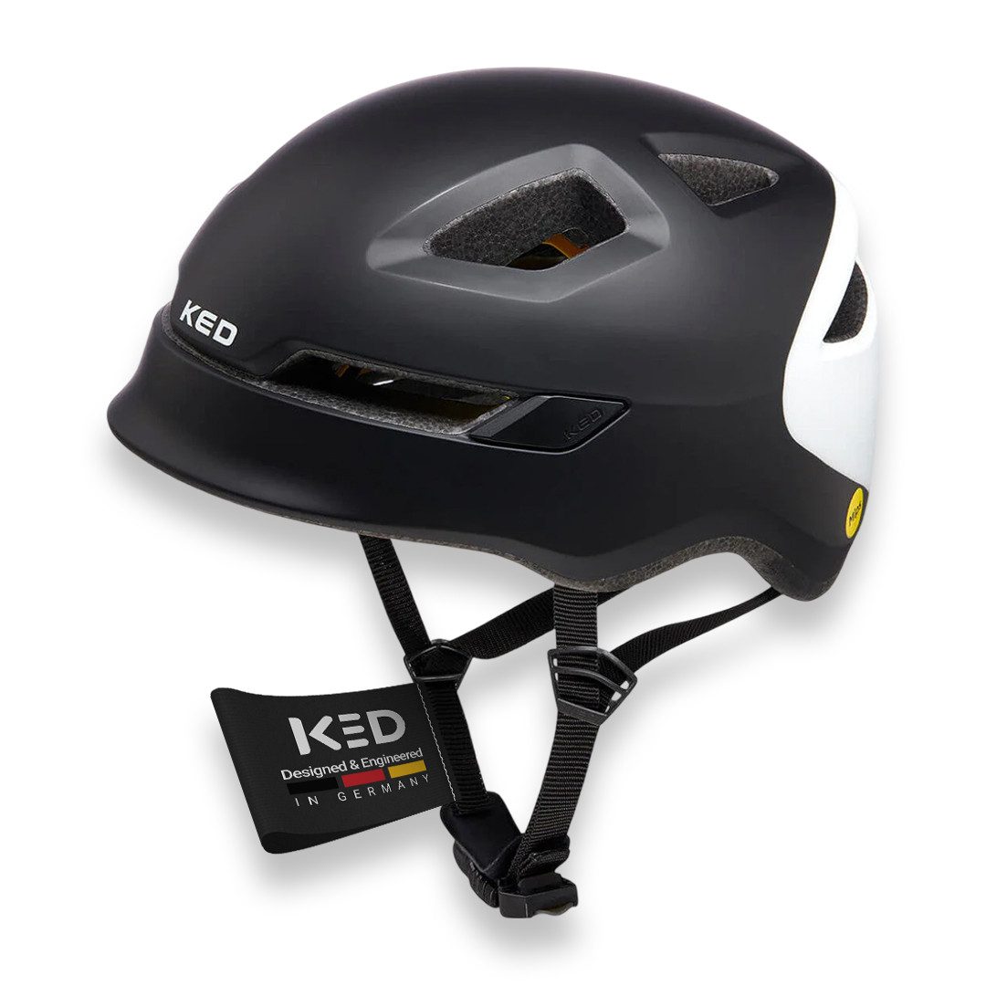 KED Kinderfahrradhelm POP Kinderhelm, Leicht Mit 8 Belüftungsöffnungen, MIPS Schutz, LED-Rücklicht