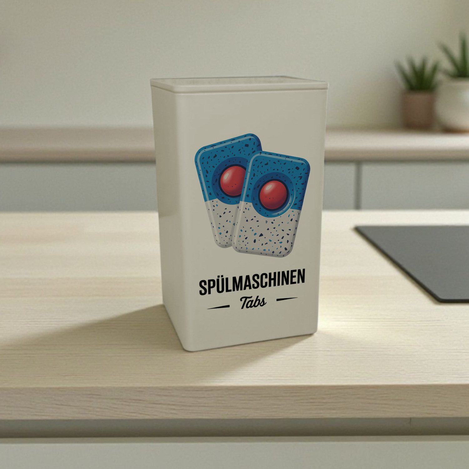 speecheese Aufbewahrungsdose Spülmaschinentabs Dose 900ml – Bild 2 von 2