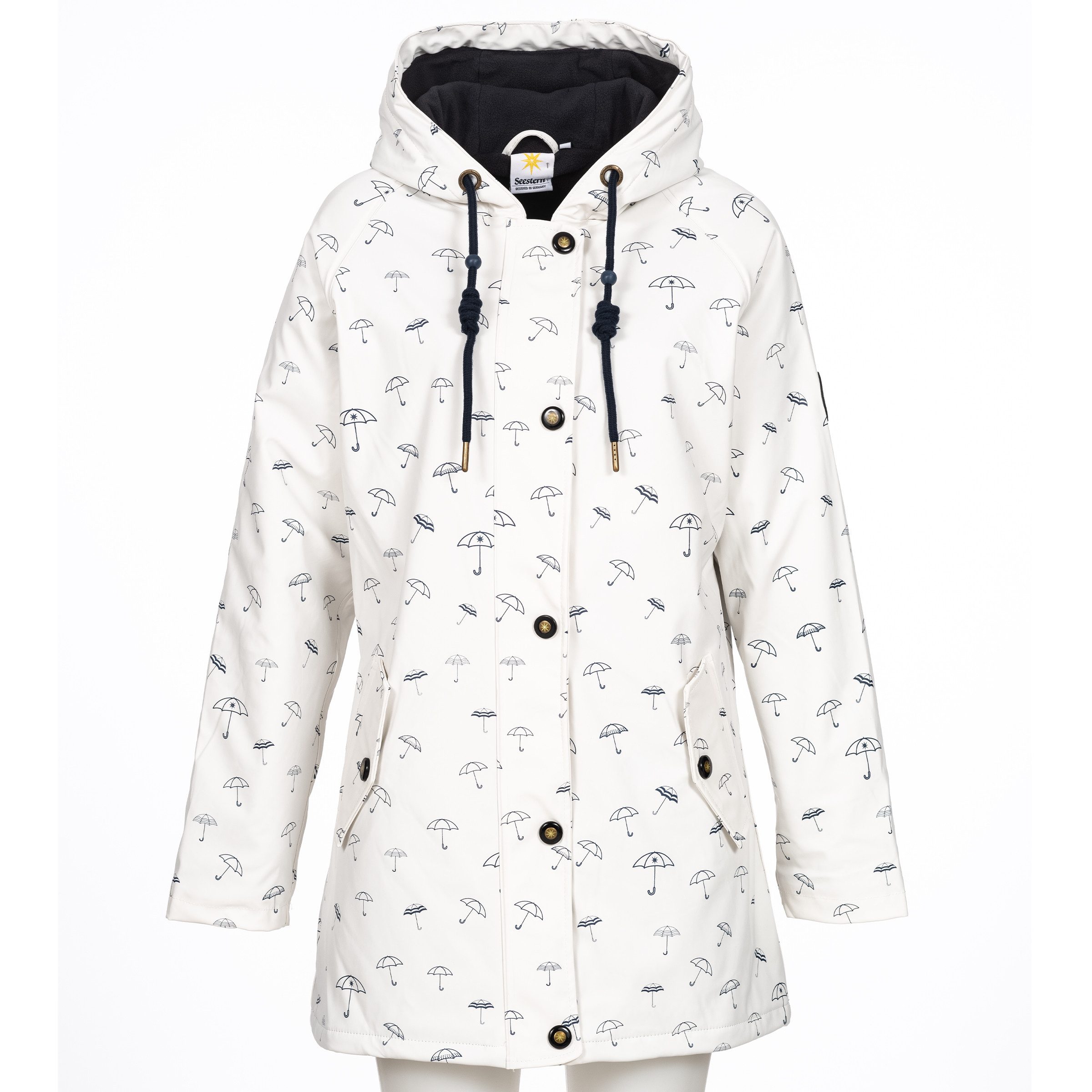 ankerglut Regenjacke Friesennerz #ankerglutsea Regenmantel, Longjacket auch in Großen Größen erhältlich