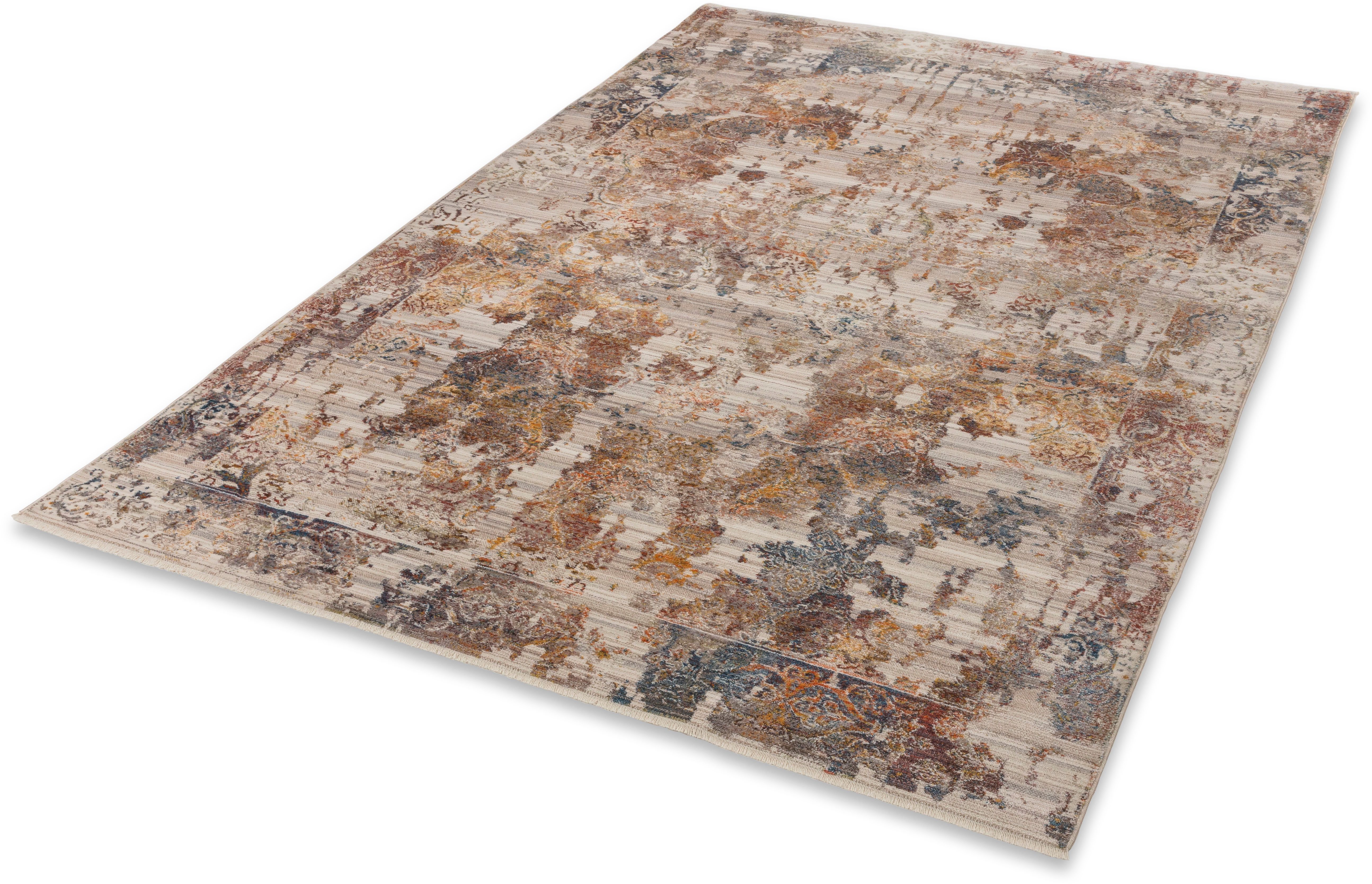 SCHÖNER WOHNEN-Kollektion Teppich Mystik 242, rechteckig, Höhe: 7 mm, Vintage Look, weiche Oberfläche, Wohnzimmer