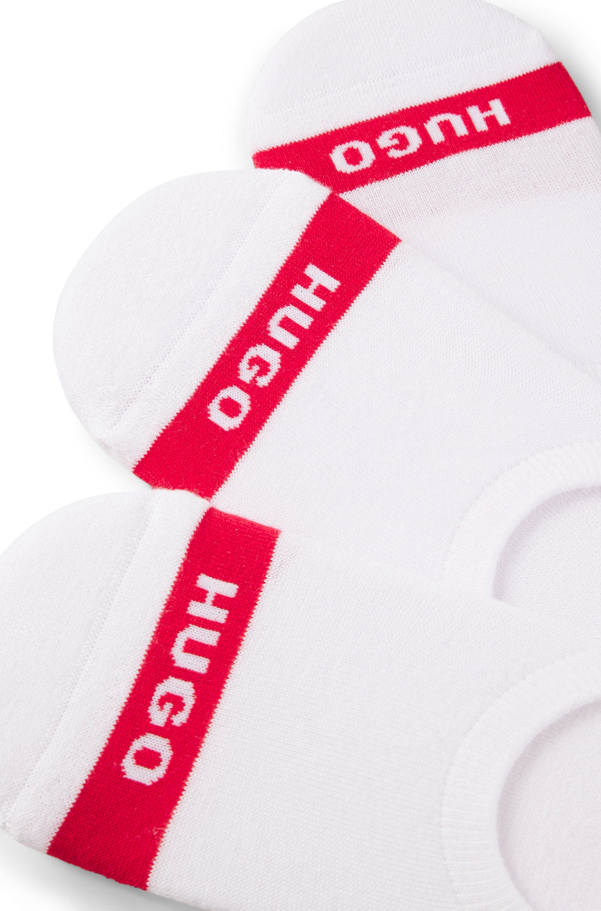 HUGO Businesssocken 3P LC PLUSH TAPE CC (Packung, 3-Paar, 3er) mit HUGO Logostickerei auf rotem Farbstreifen