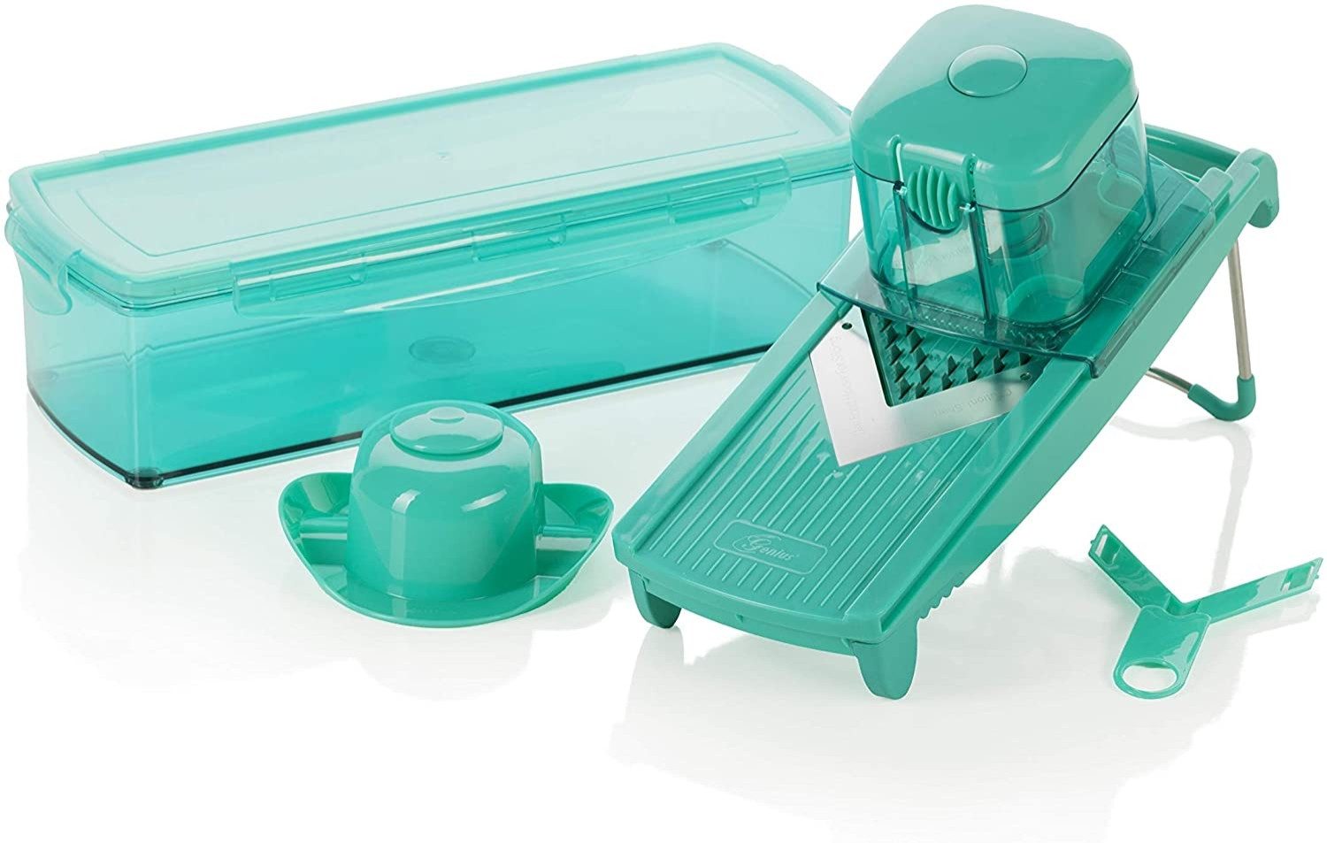 Genius Всеsschneider Genius Speed Slicer Medium, 6 Teile, Obst-& Gemüseschneider, Edels
