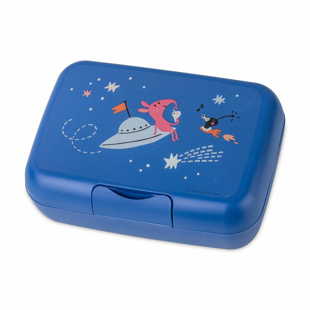 KOZIOL Lunchbox Candy L Space, Biozirkukärer Kunststoff, mit Trennschale
