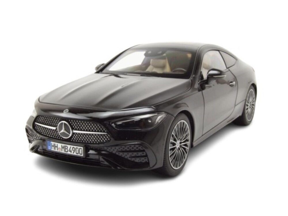 Norev Modellauto Mercedes CLE Coupe 2024 schwarz metallic, Maßstab 1:18