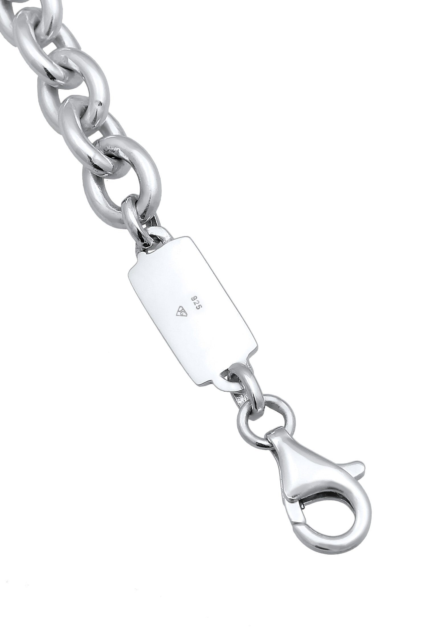Kuzzoi Armband Herren Rundanker Massiv 925 Silber