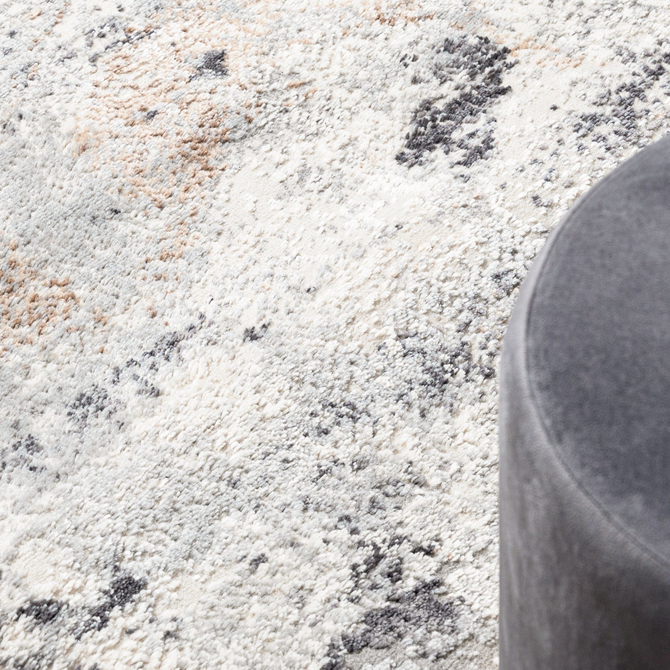 Mazovia Läufer Läufer FlurLäufer Modern für Vorzimmer Schlafzimmer - Abstrakt Muster, 60 x 100 cm, Kurzflor, Meterware